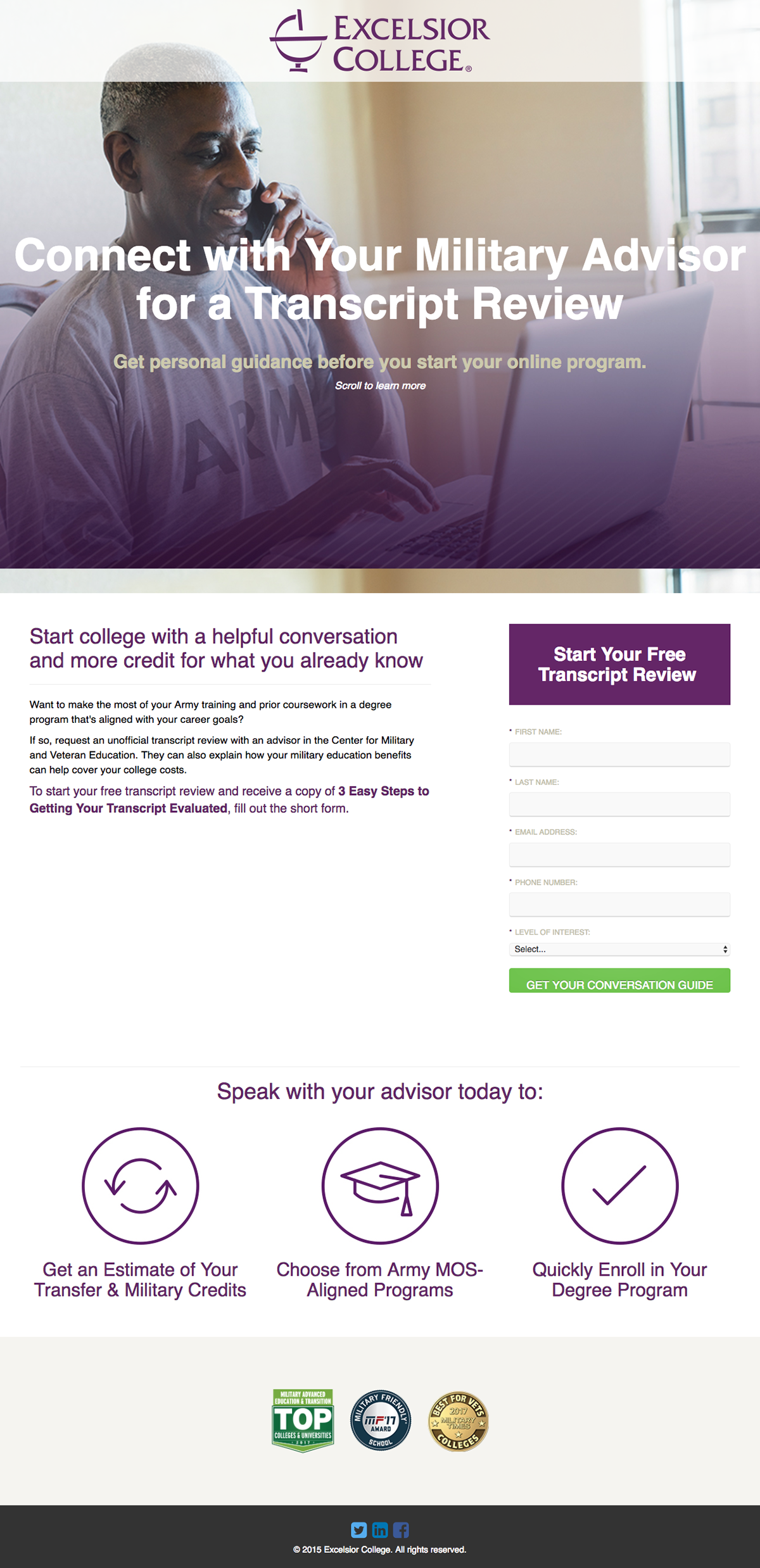 General Army Landing Page