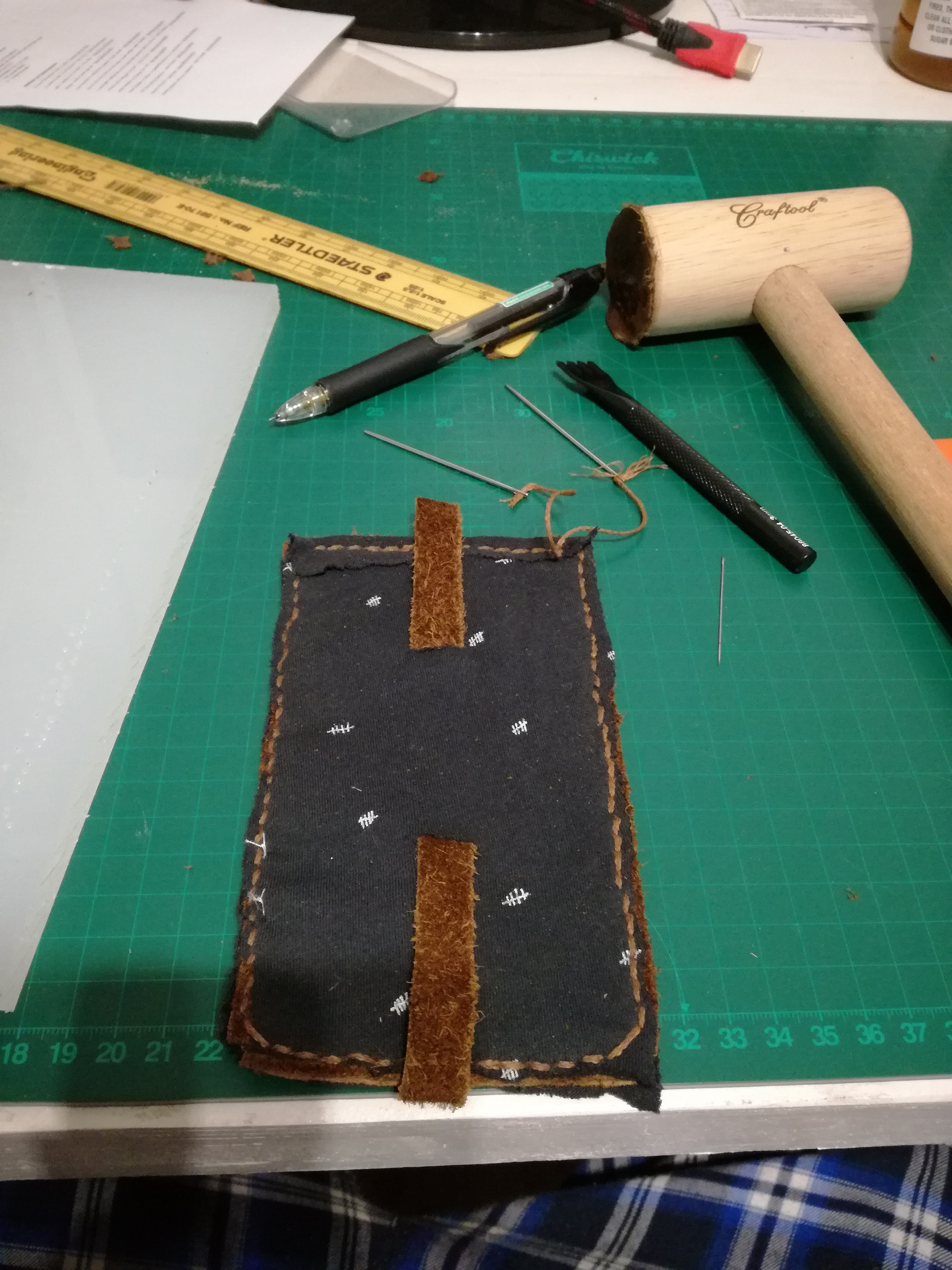 Stitching finished