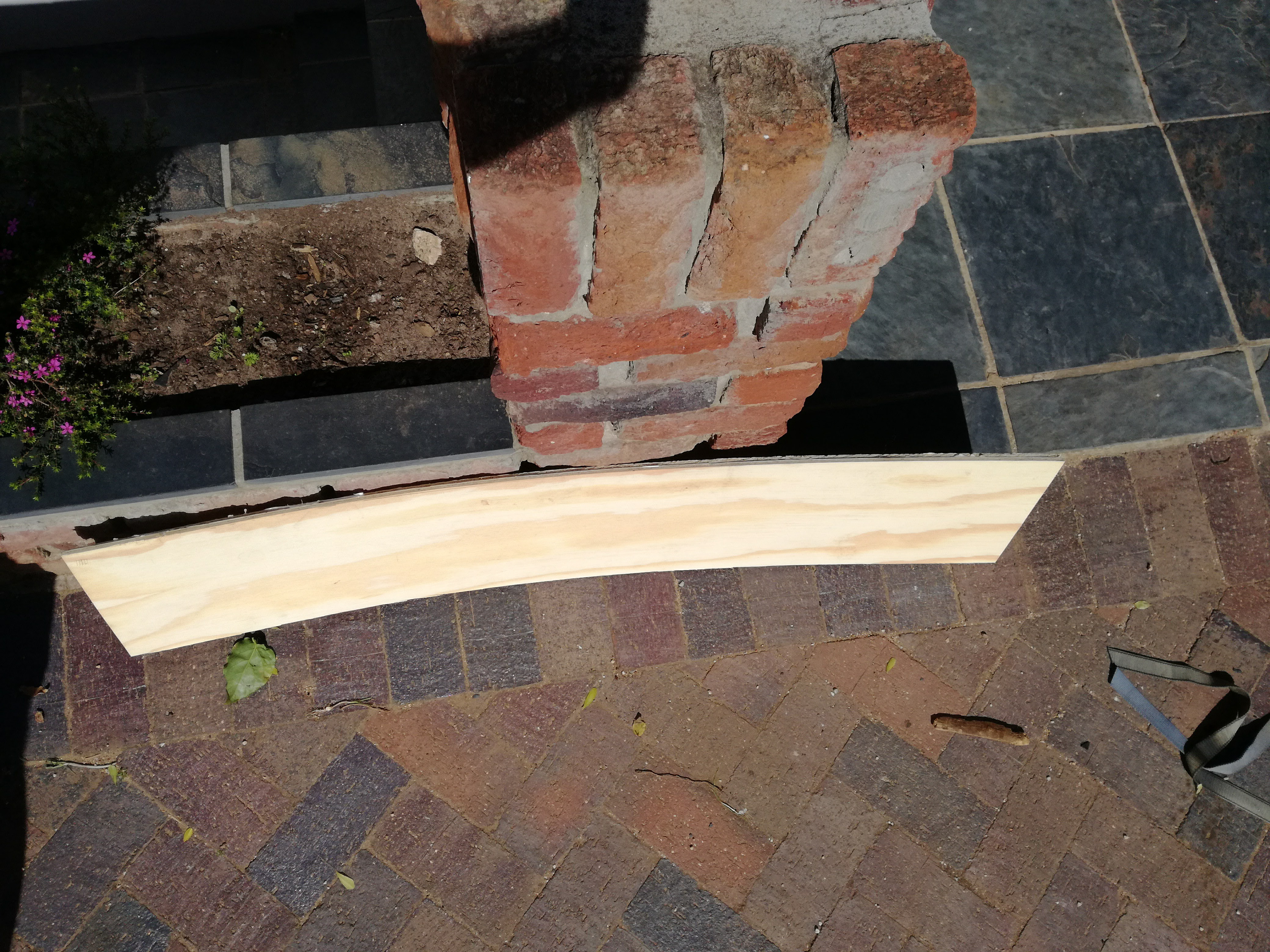 Glued and ready to cut