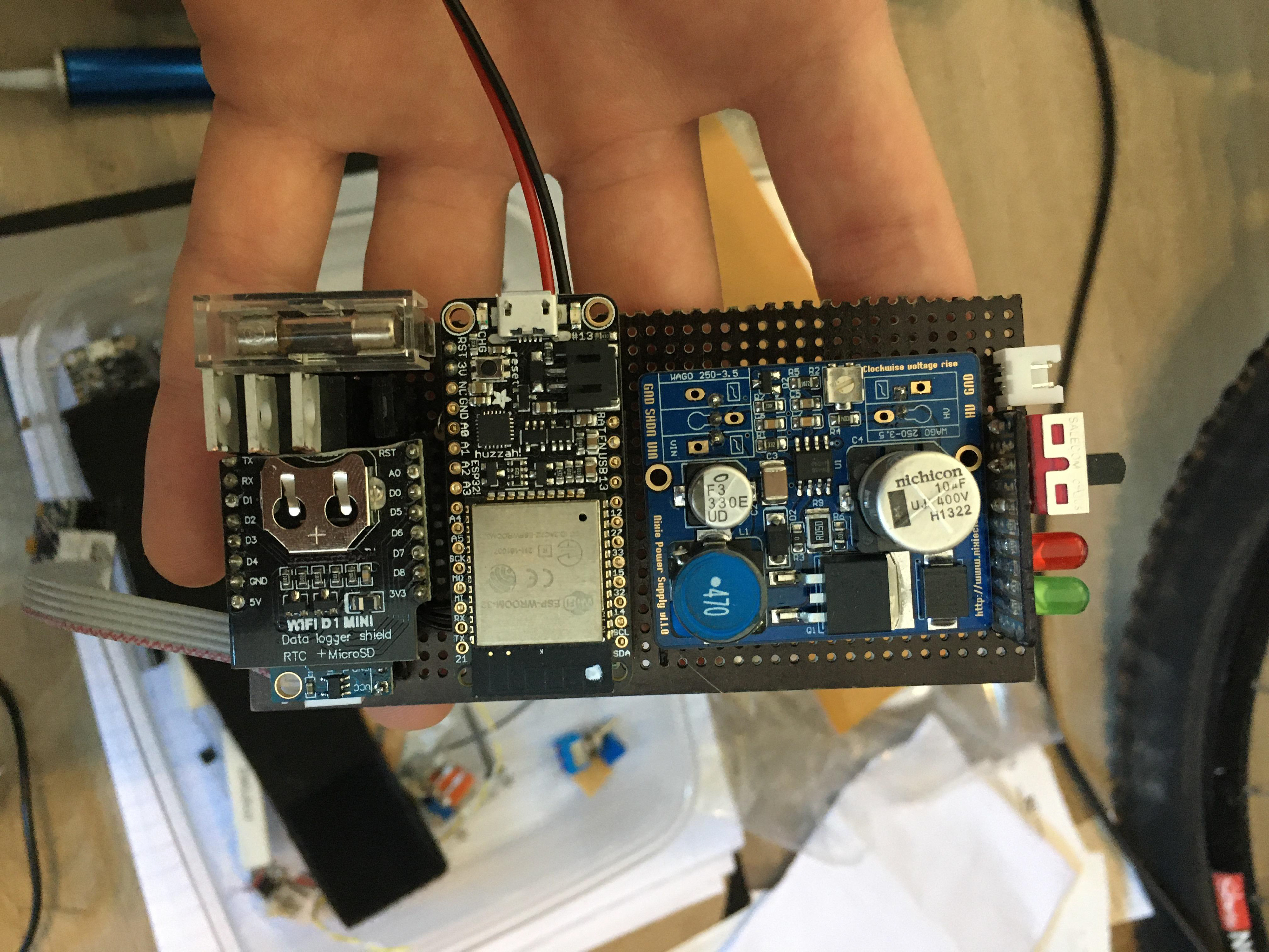 New board soldered and working!