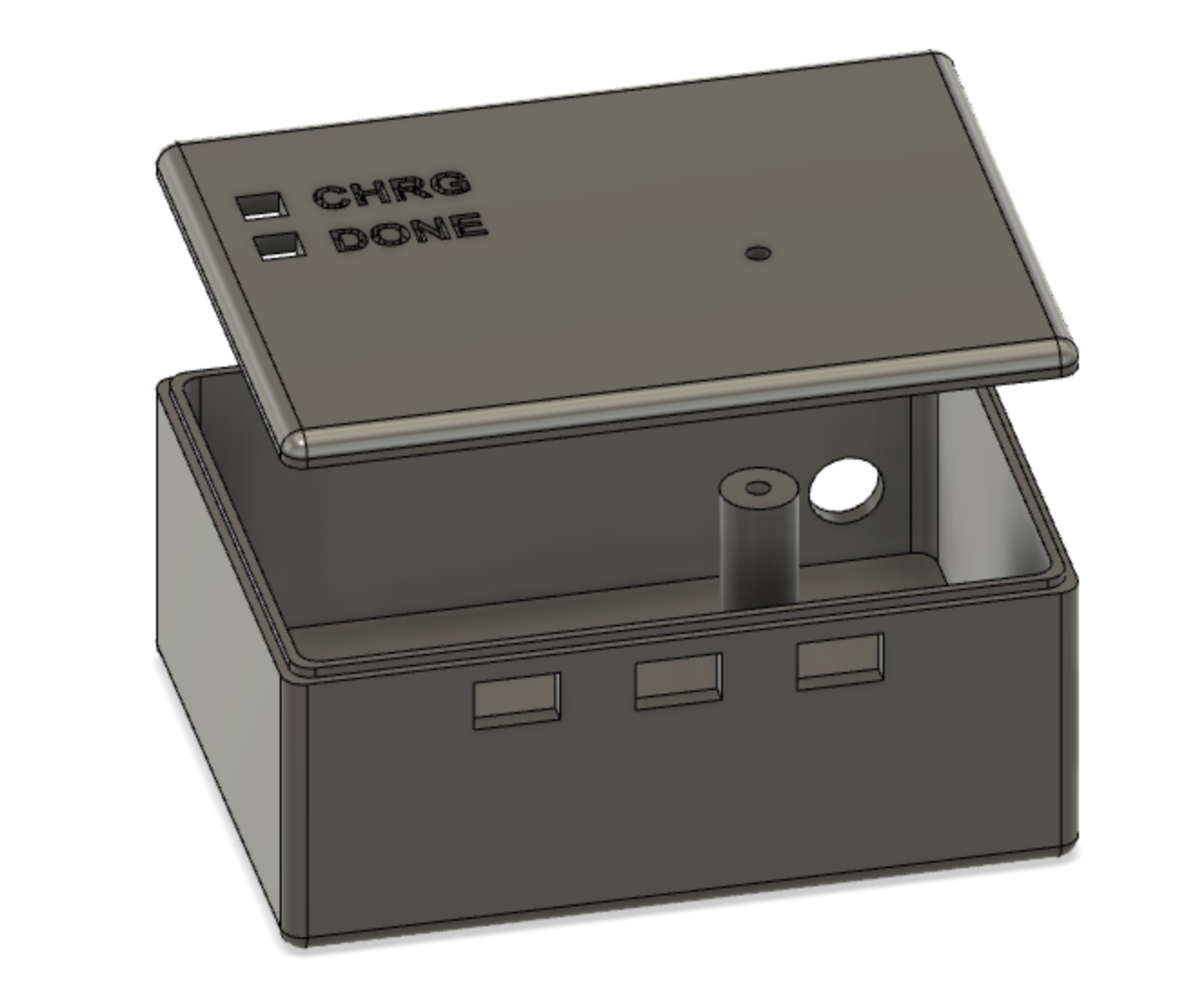 The 3D printed enclosure design