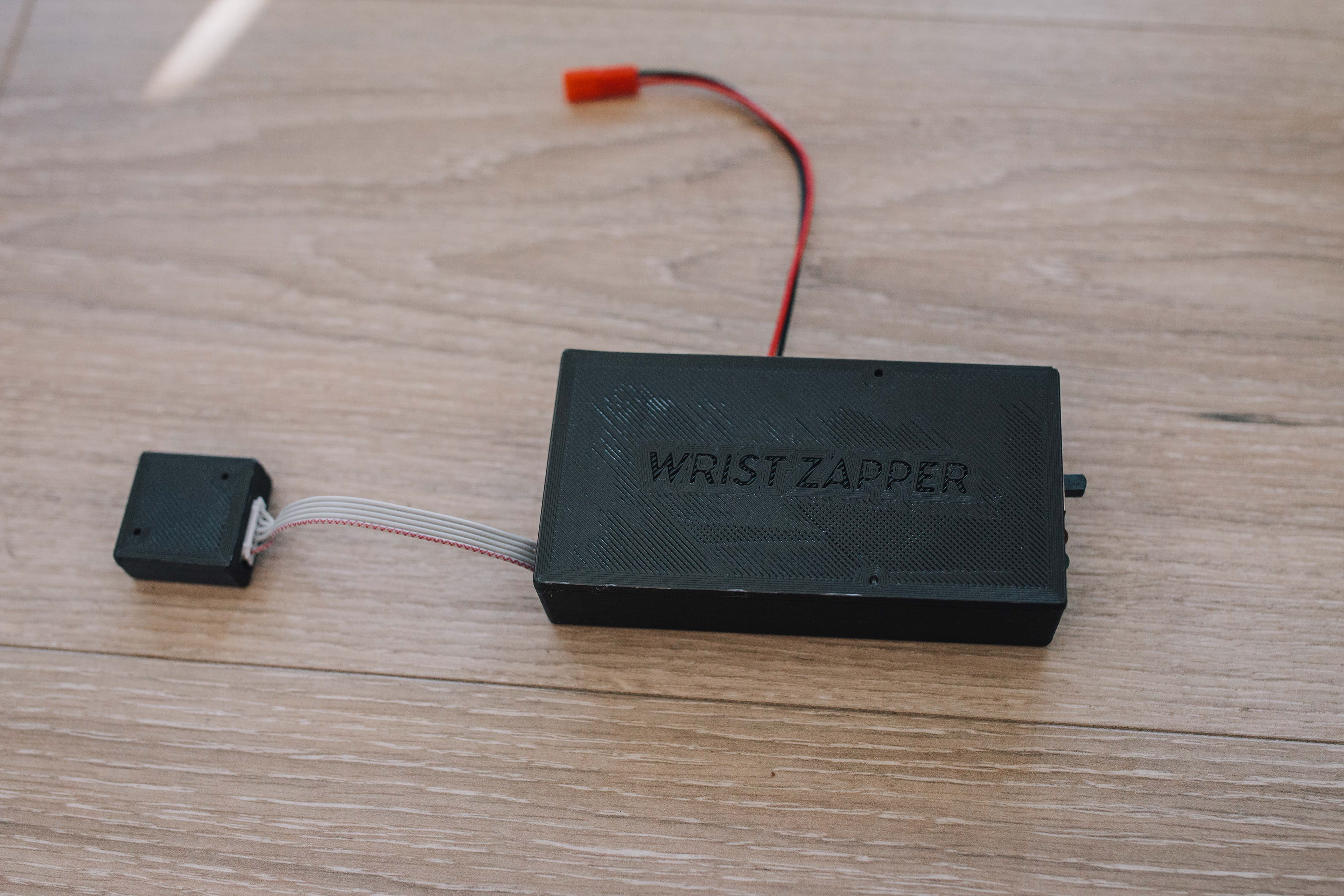 The 3D-printed boxes