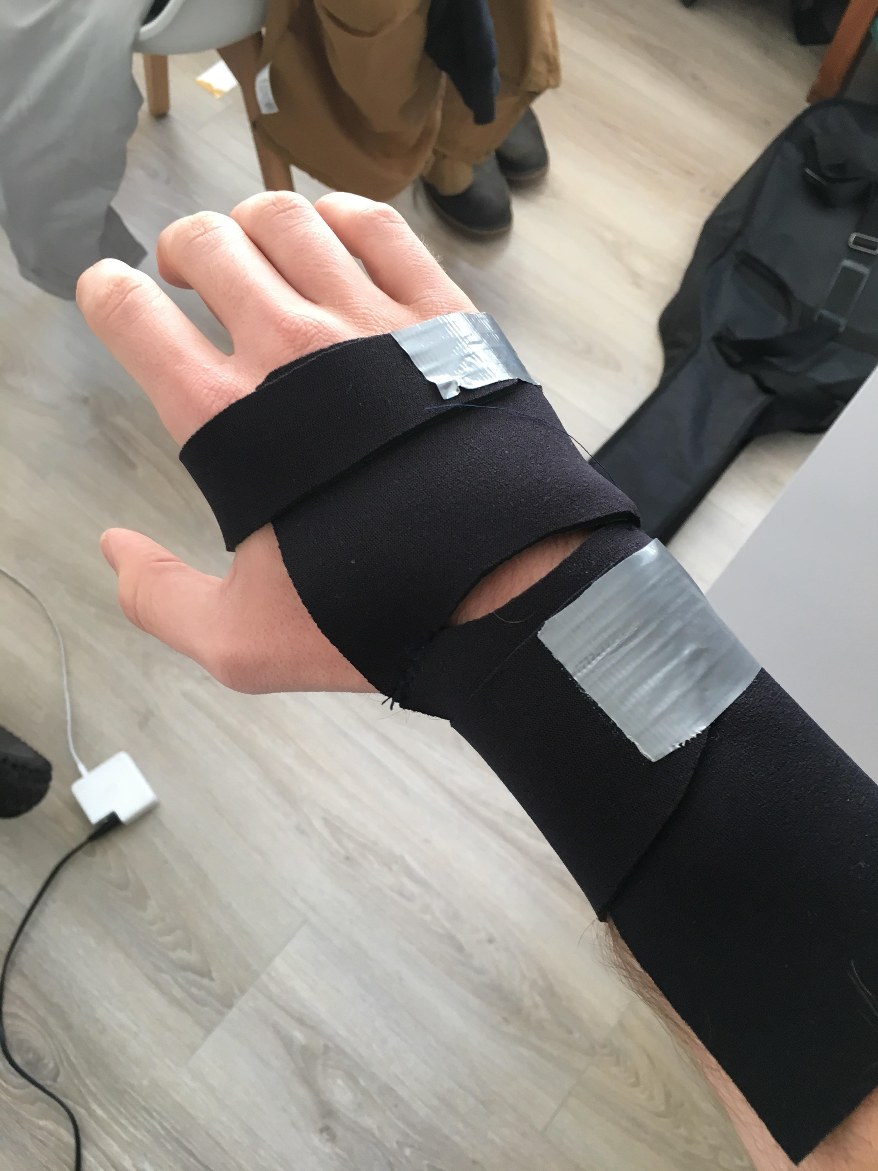 #Protip, ducktape makes a great velcro replacement