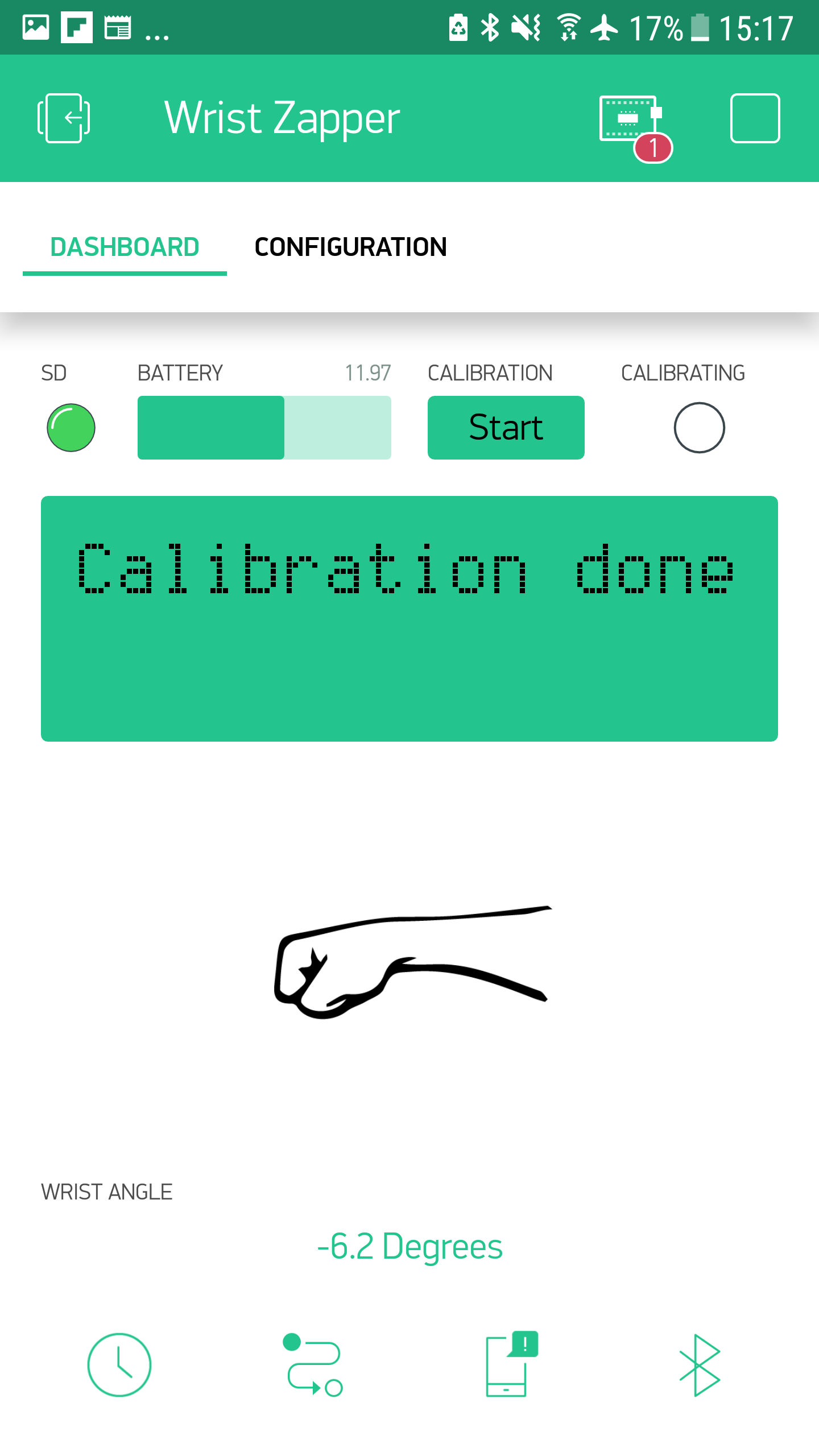 Calibration complete