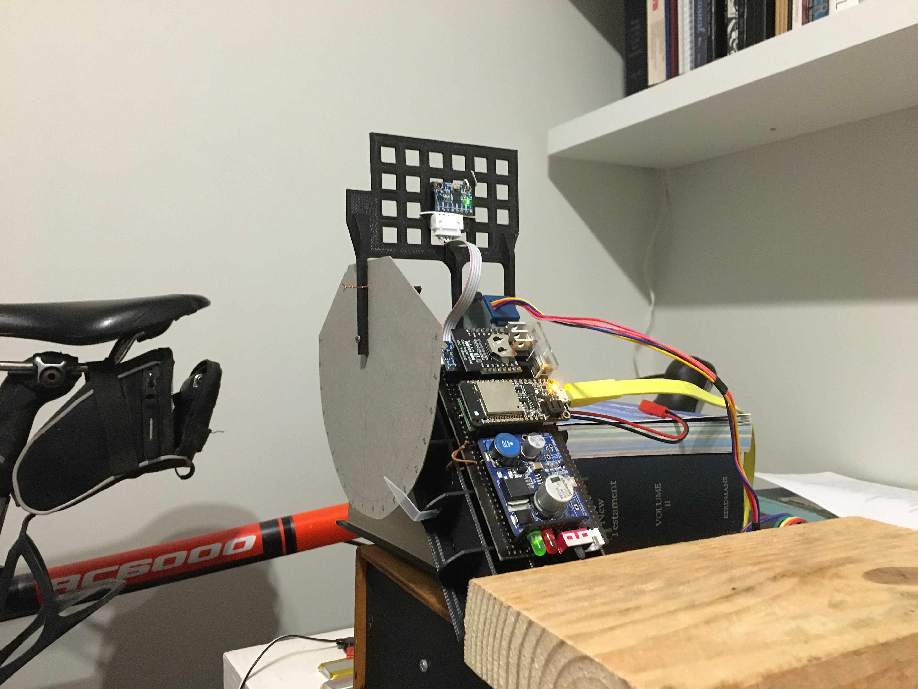 Static testing at 45 degrees pitch