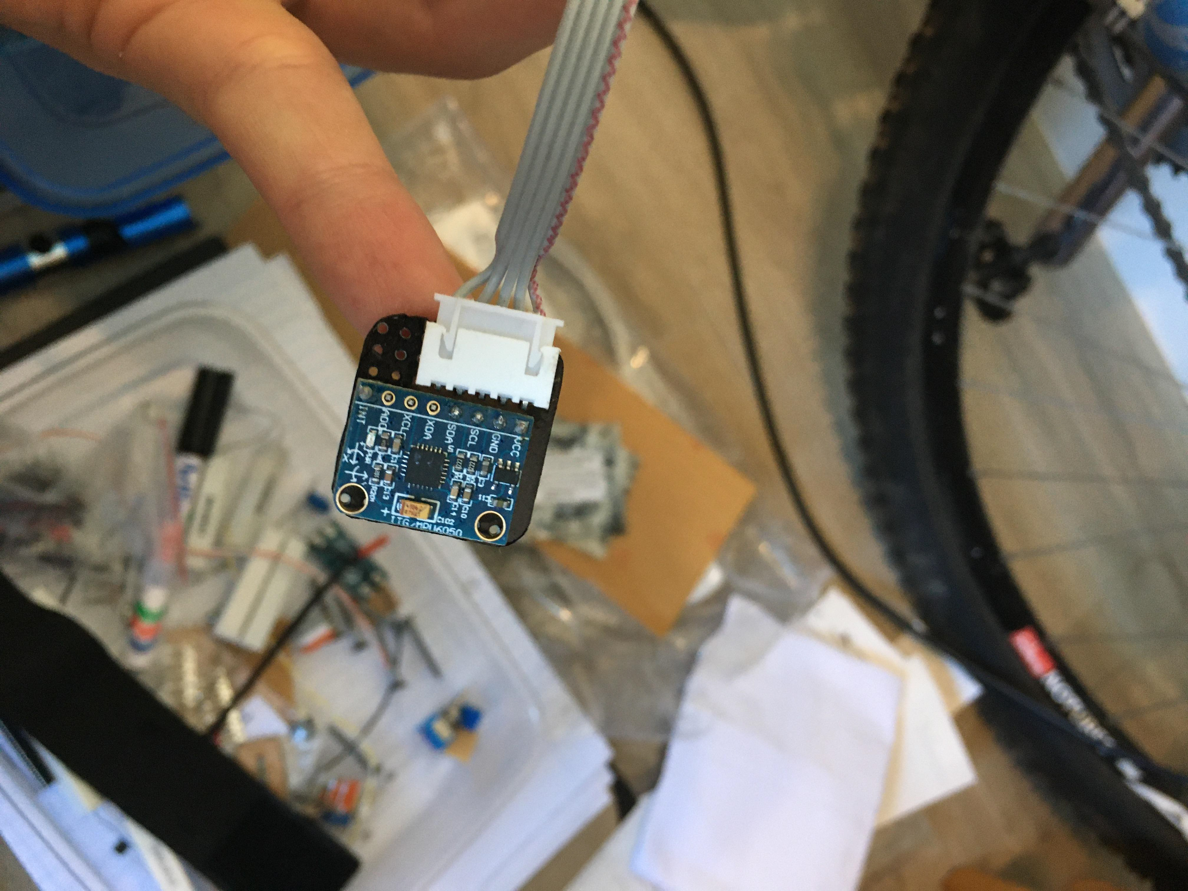 Hand IMU breakout done