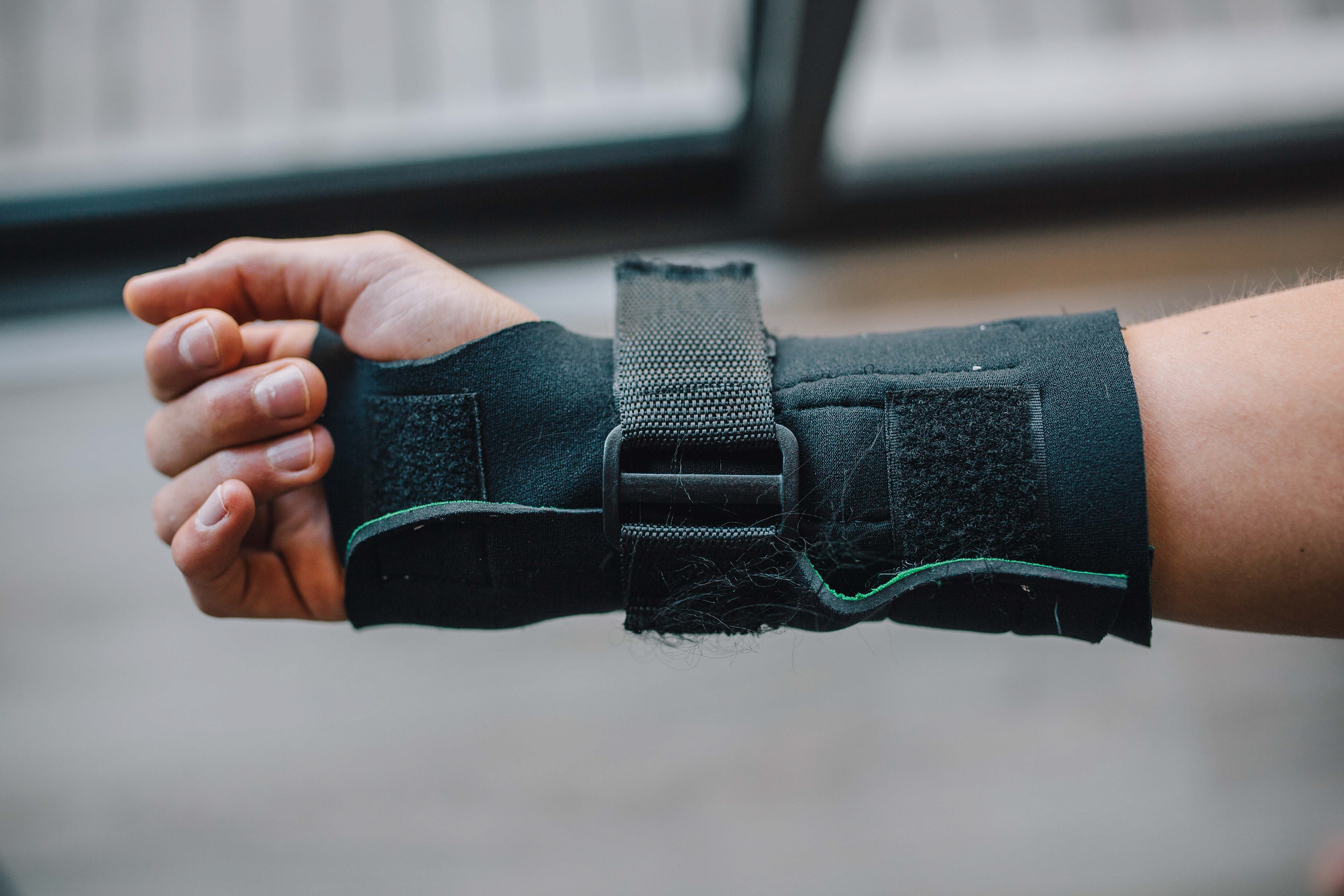 v10, testing different arm strap ideas