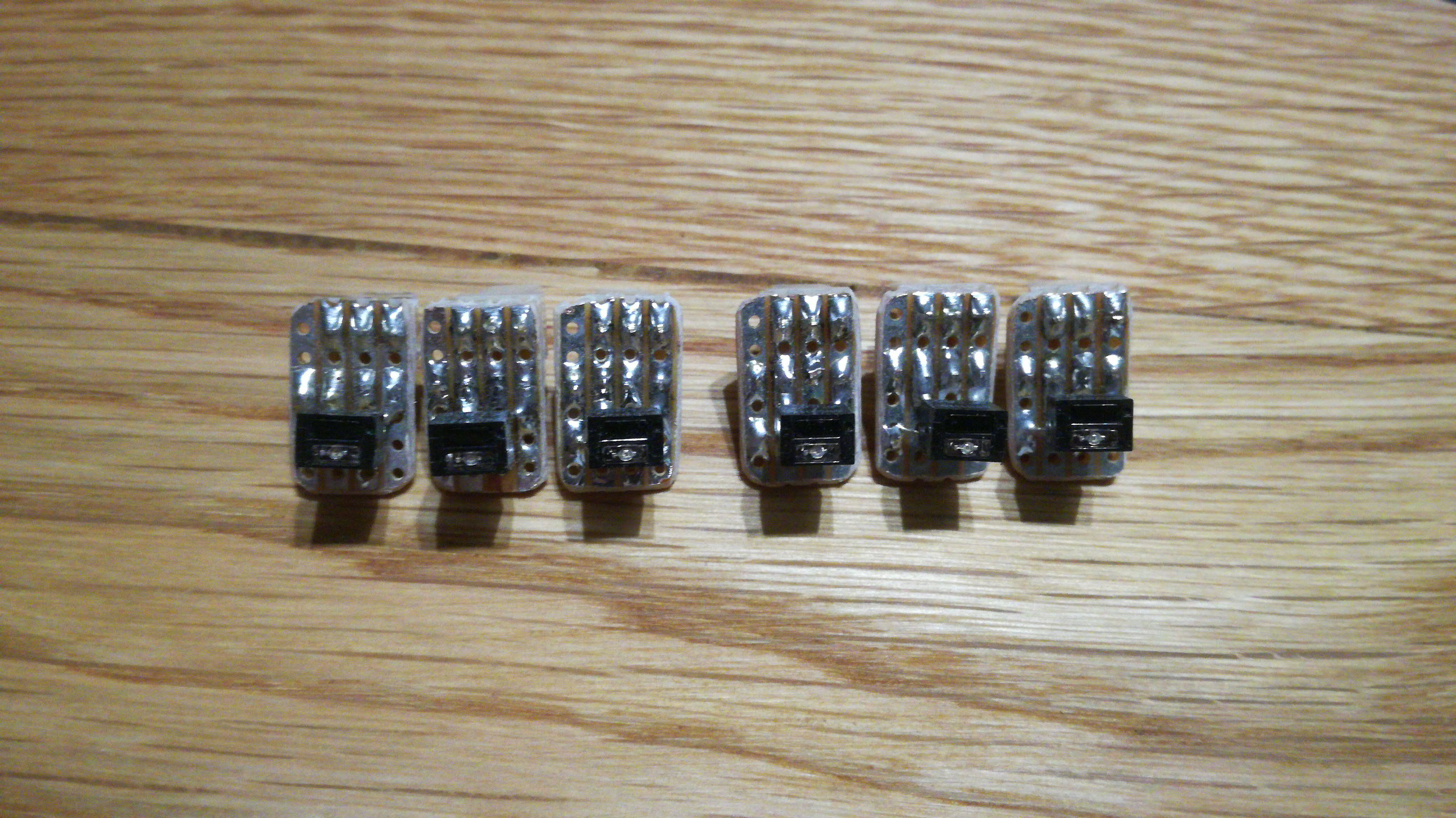 Modular line sensor design completed and built