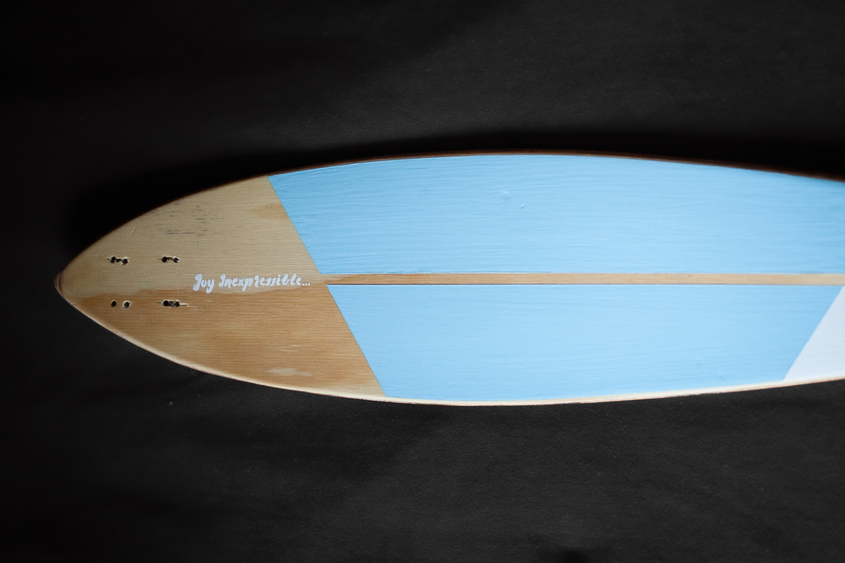 Nameplate painted
