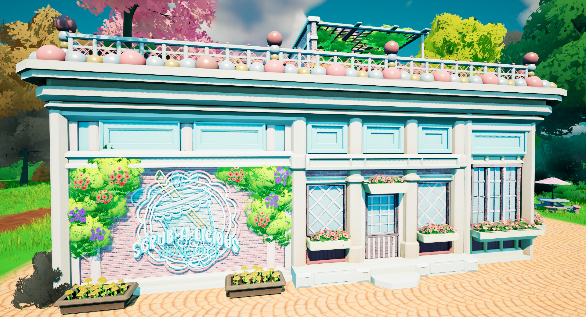 Scrub-a-Licious Bubble Tea exterior.