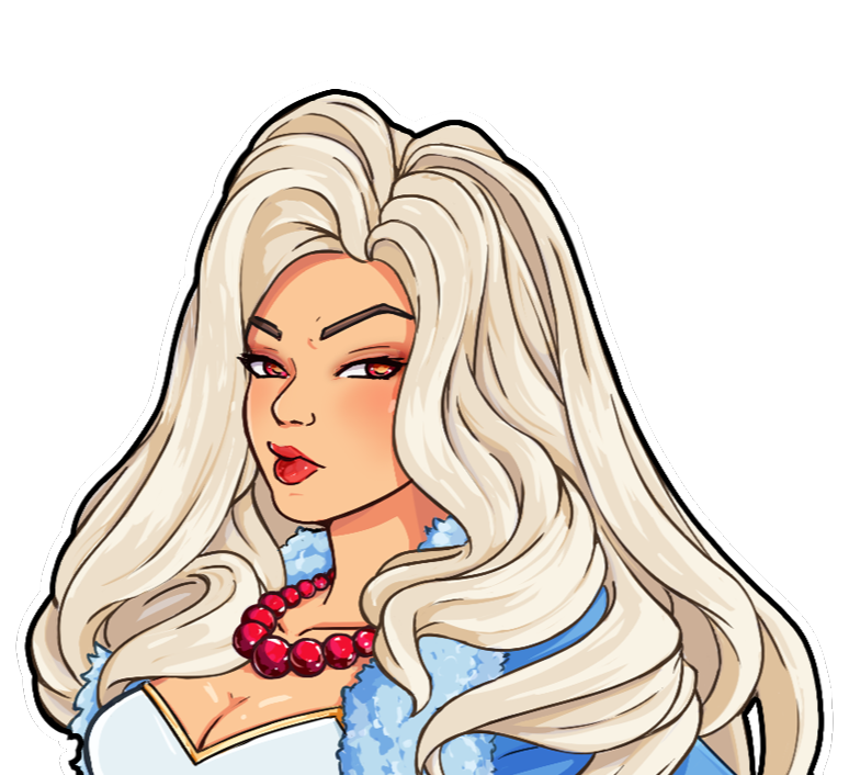 Roxi neutral sprite.