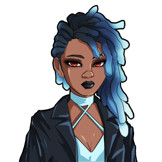 Lysa neutral sprite.