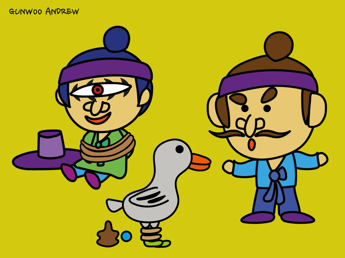 A scholar and a goose-01