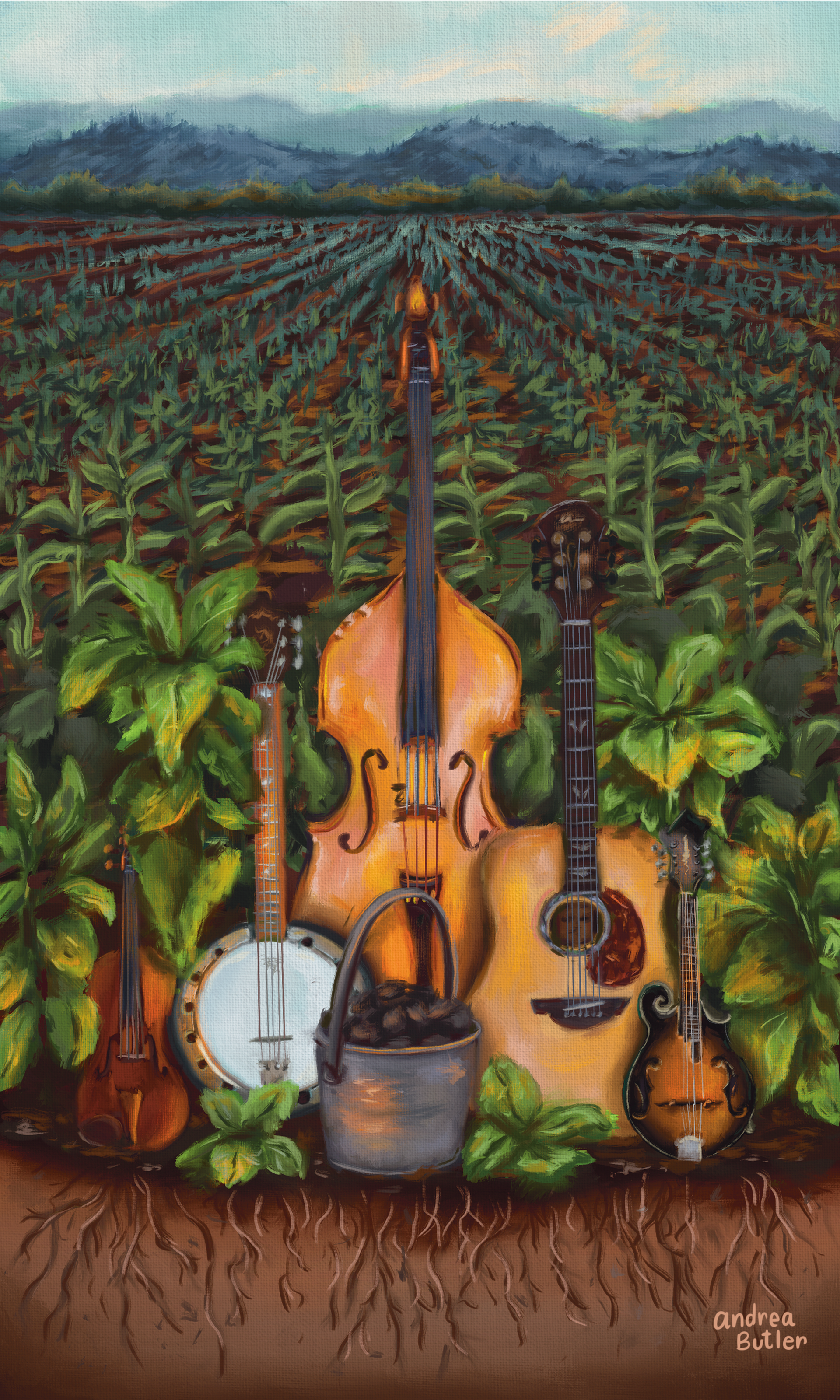 Bluegrass Music and History Mural