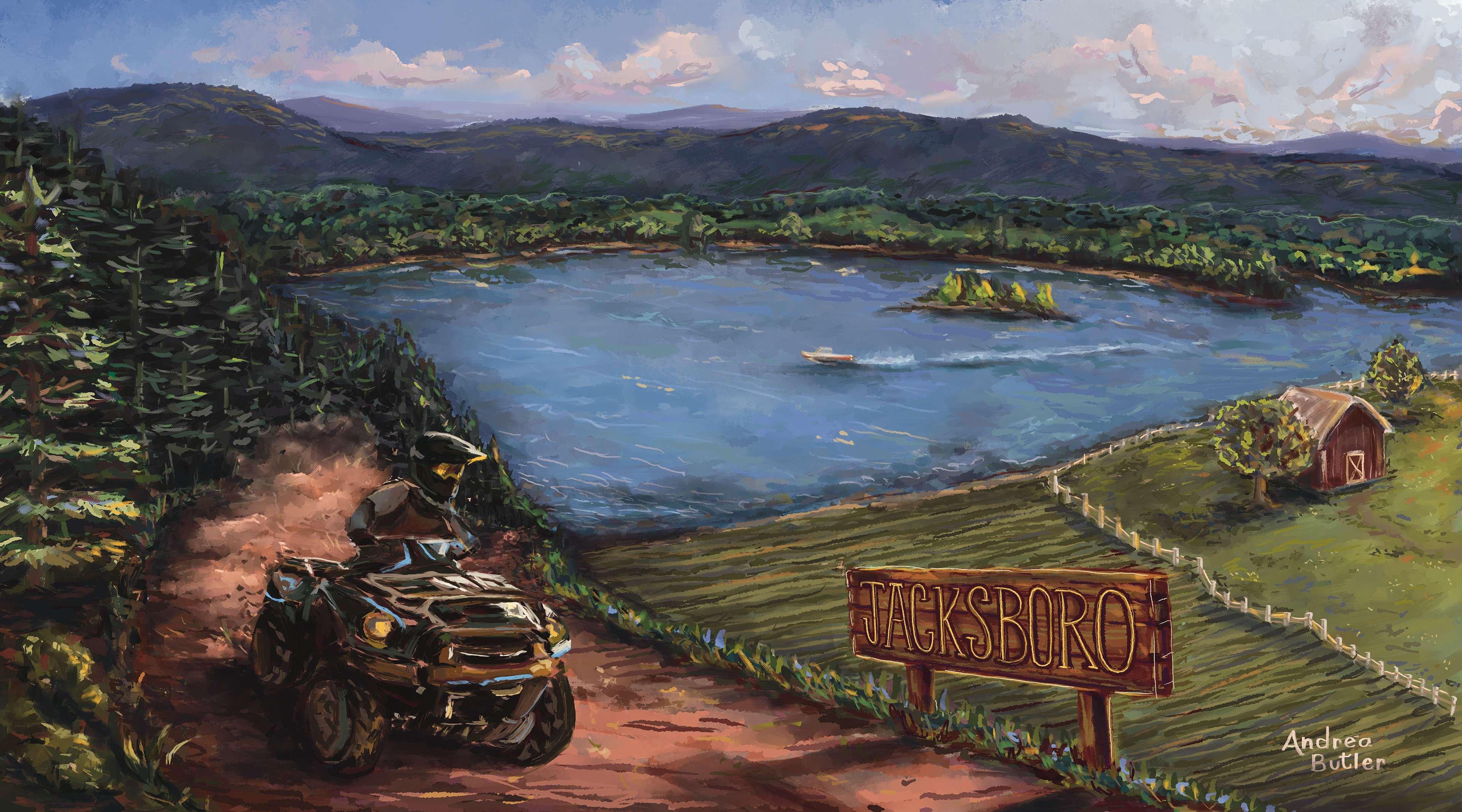 Mural for Walmart in Jacksboro, TN
