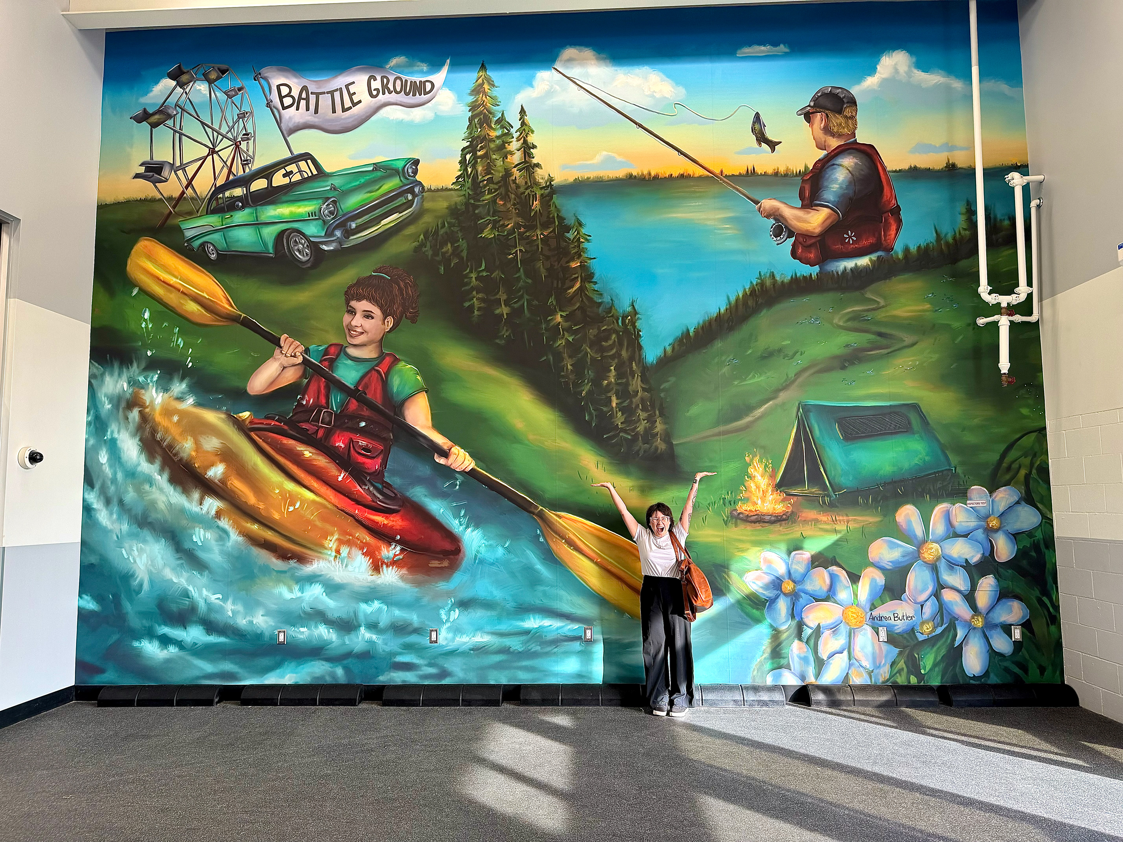 Mural for Walmart in Battle Ground, WA