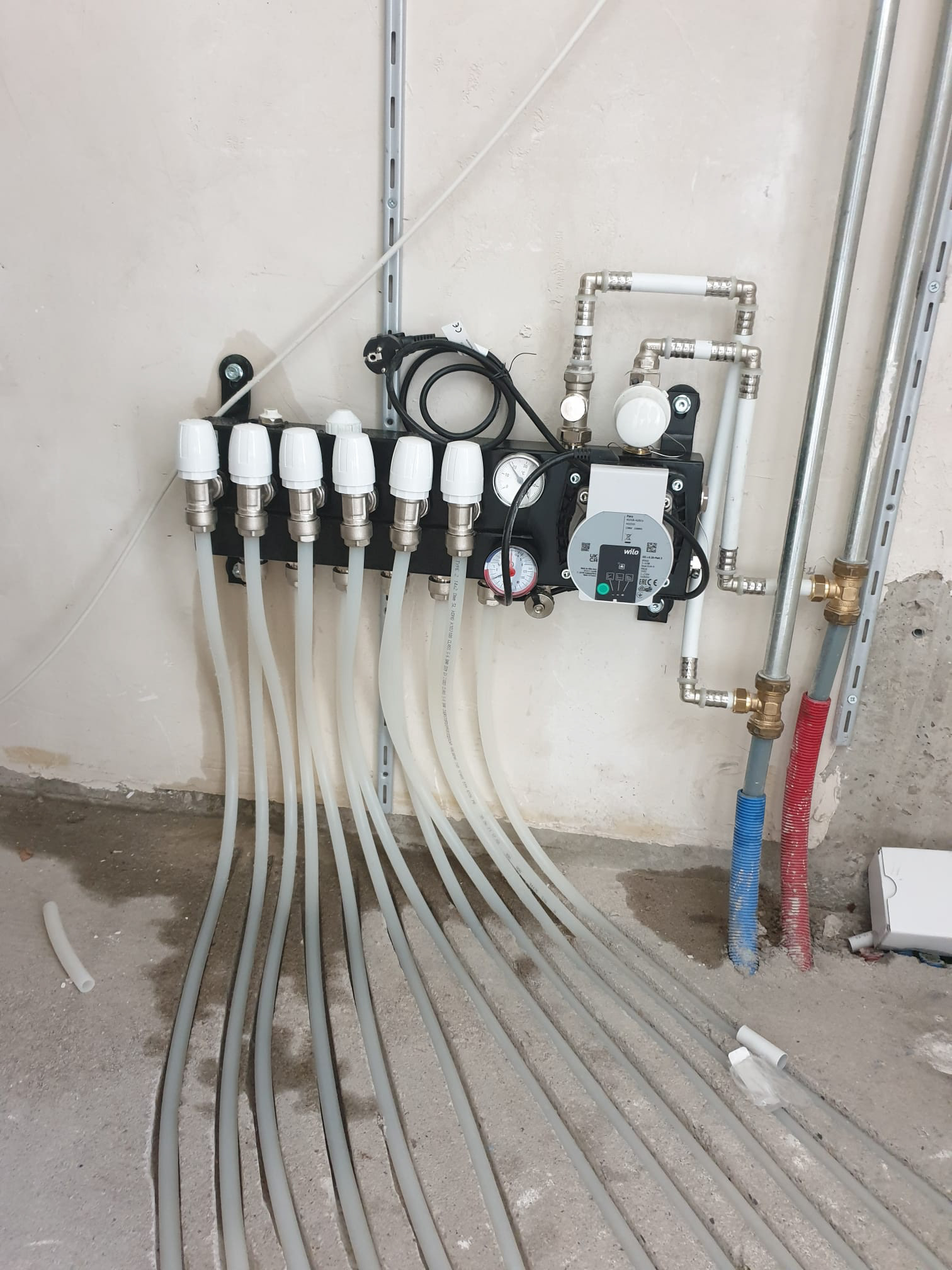 Infrezen in dekvloer