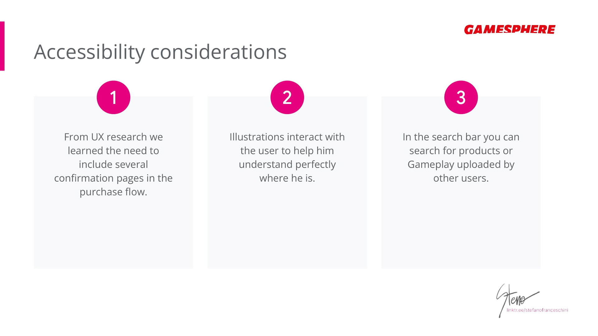 Accessibility points