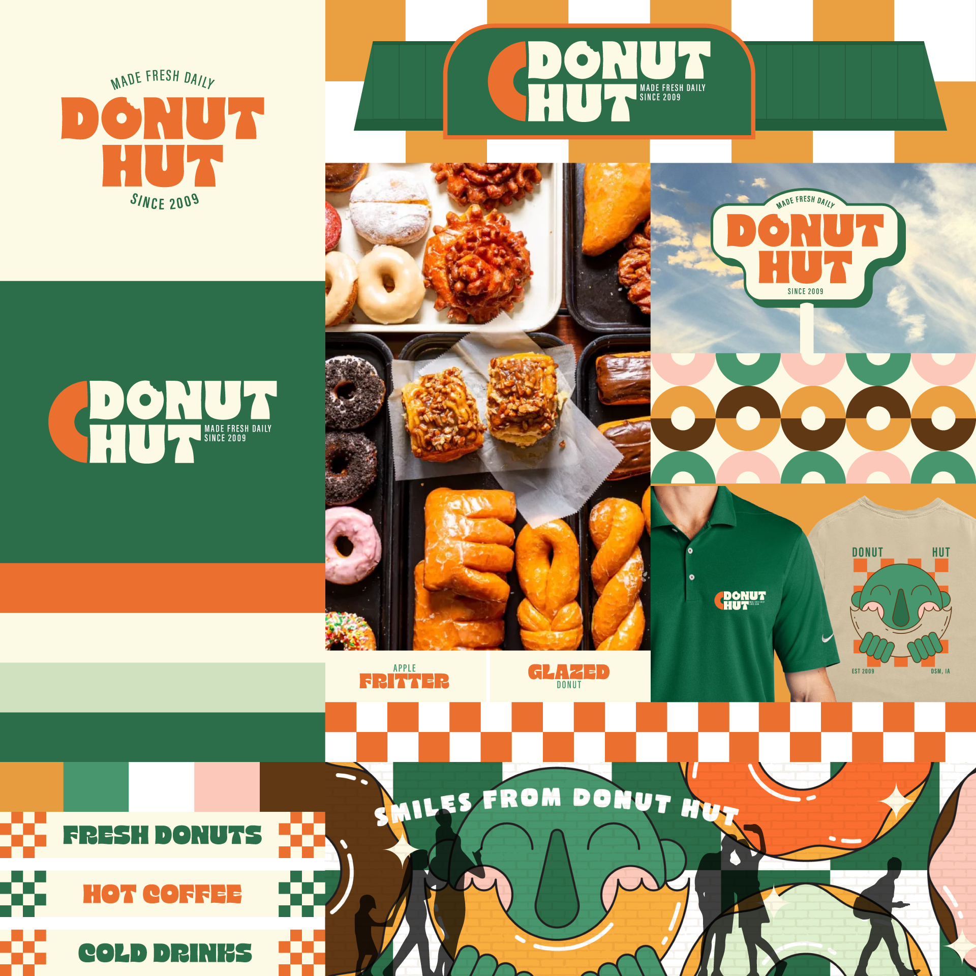 Rebrand concept for popular local donut shop in Des Moines, Iowa - 2025