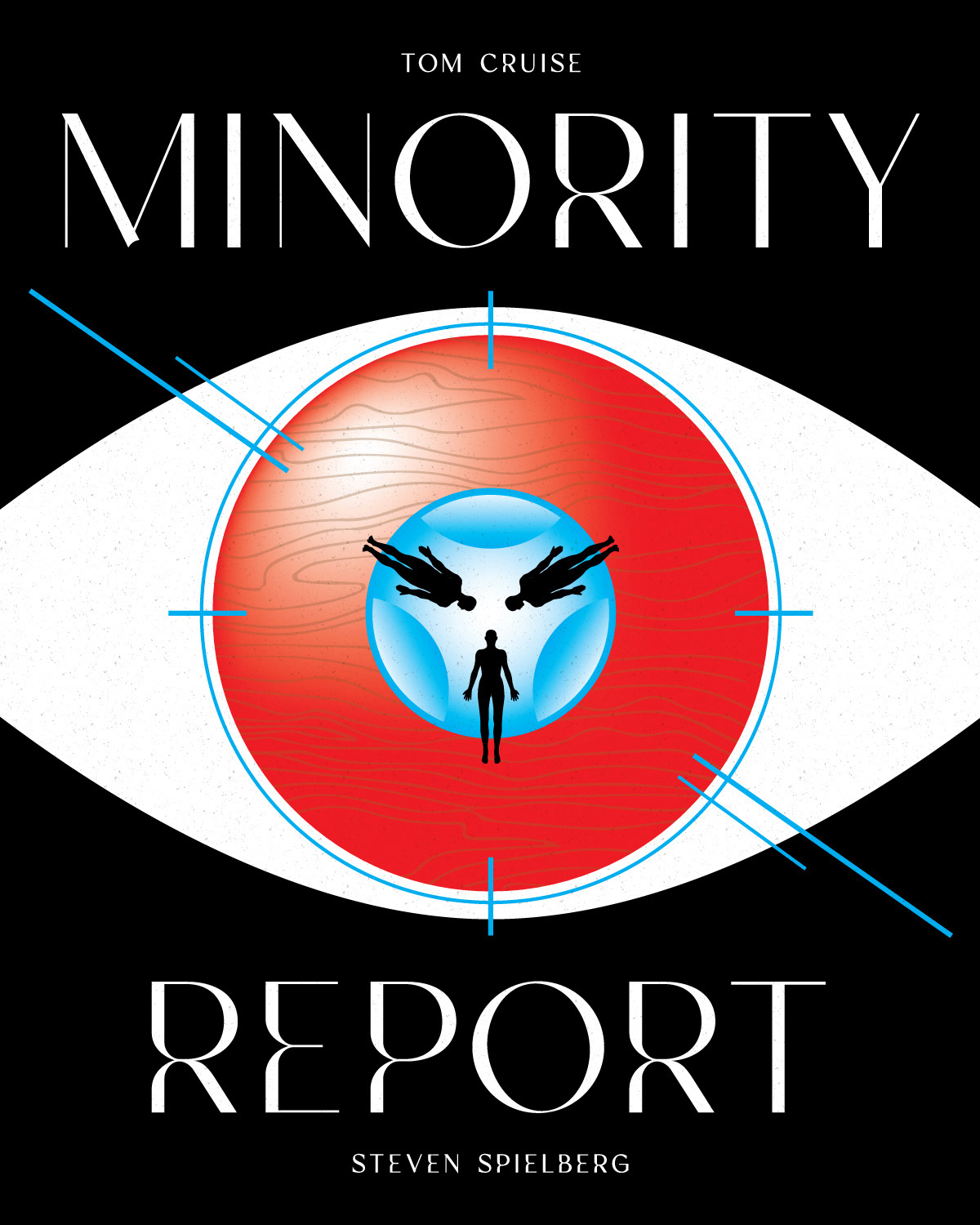 Poster design for Minority Report (2002) - 2023