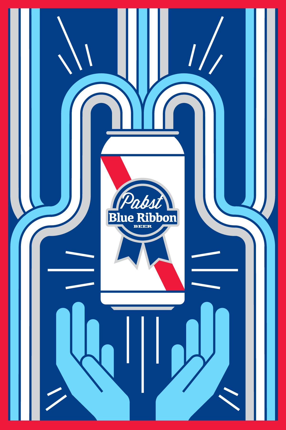 Submission for Pabst Blue Ribbon's 2021 design contest