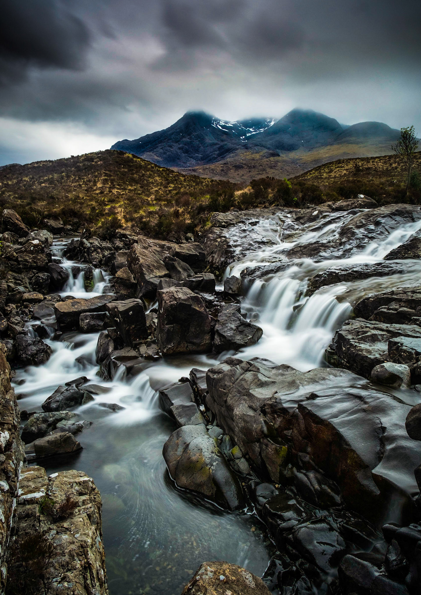 A classic view of Sligachan before the storm hit.