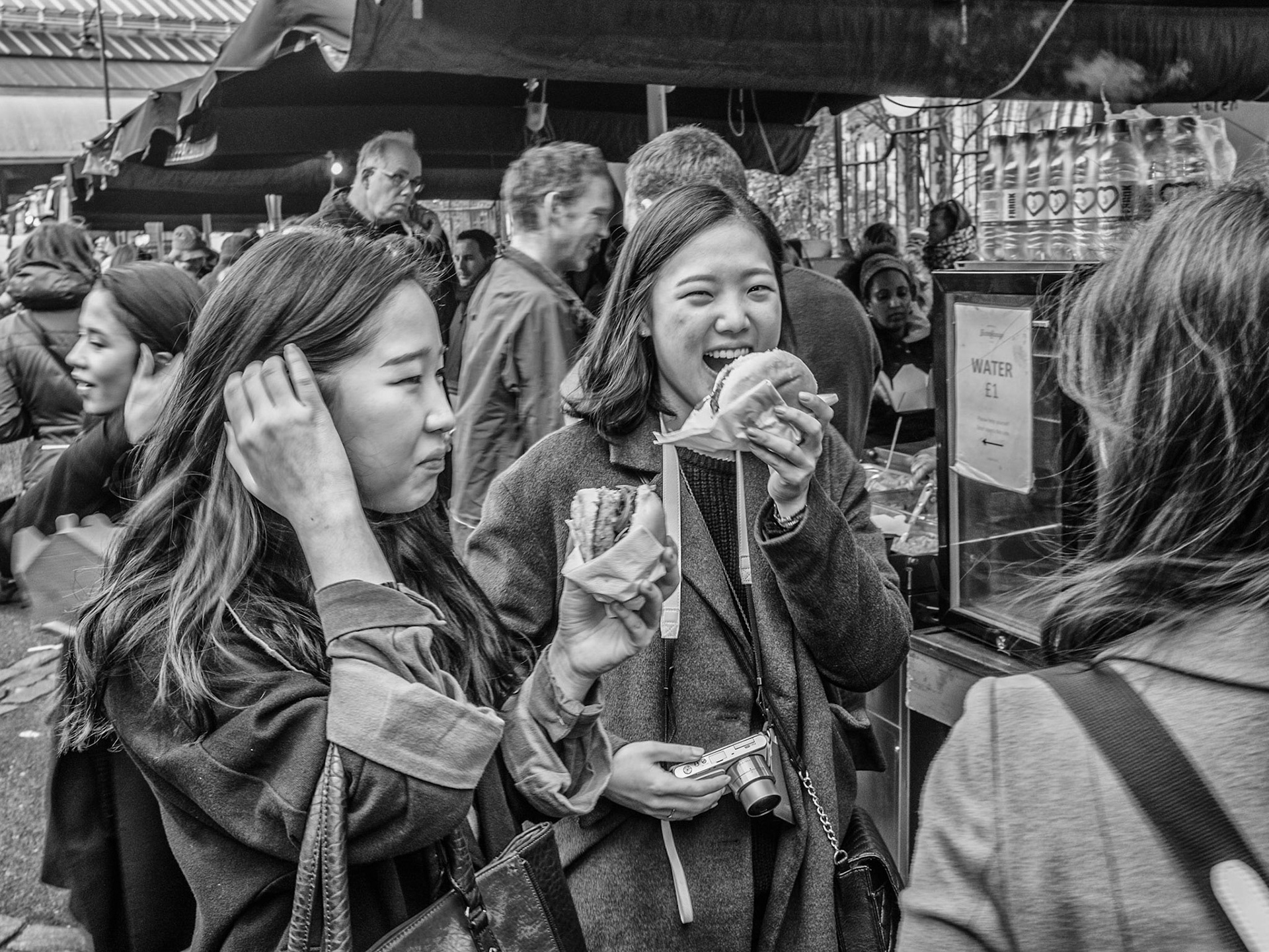 Tourists, Borough Market, London