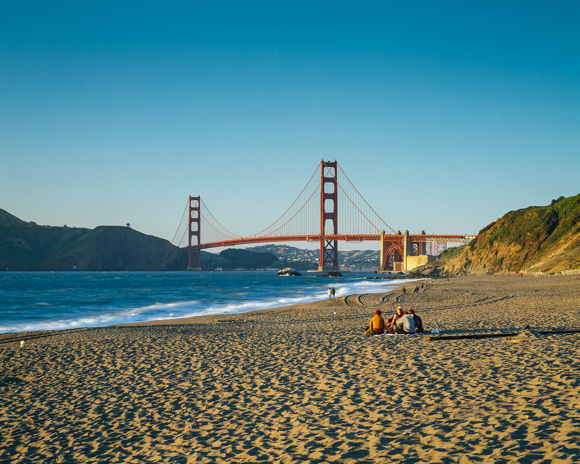 Baker Beach and Golden Gate Bridge