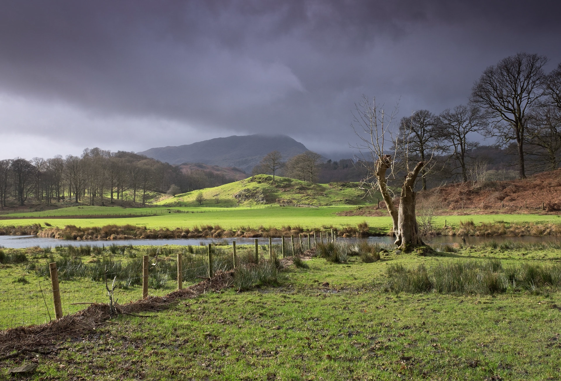Ominous skies, nr Langdale