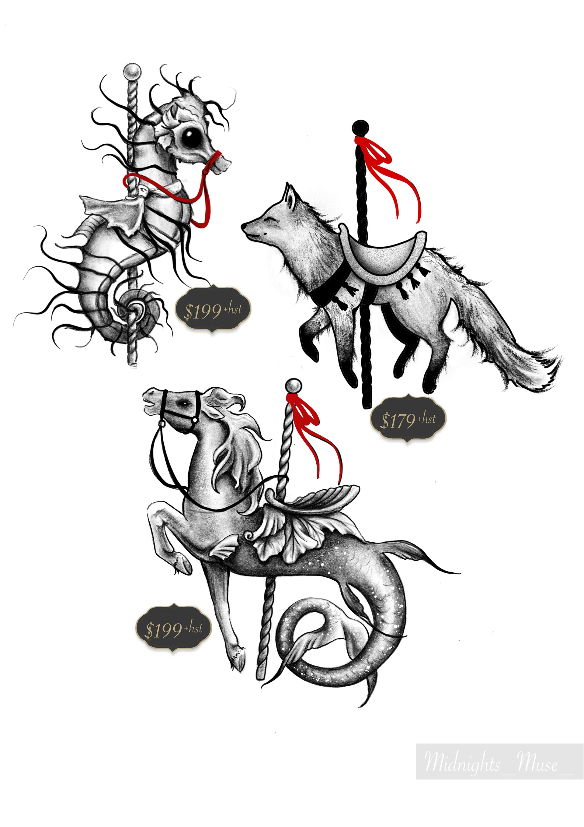 victorian style tattoo