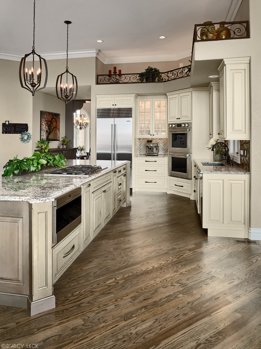 architectural Interior photography of a luxury kitchen by interior photographer D'Arcy Leck