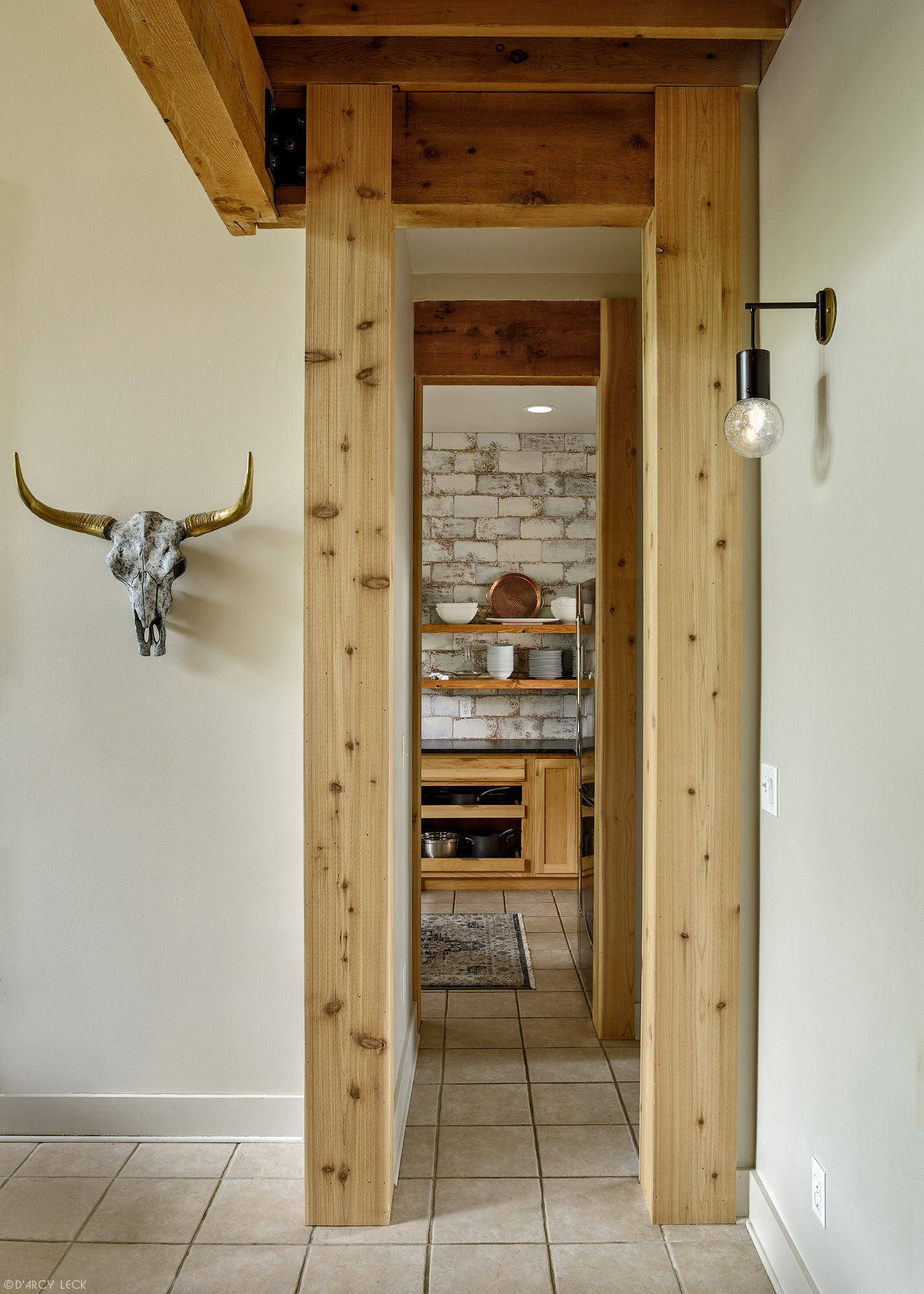 Interior photography of a residential hallway for interior design firm Vintage Elements