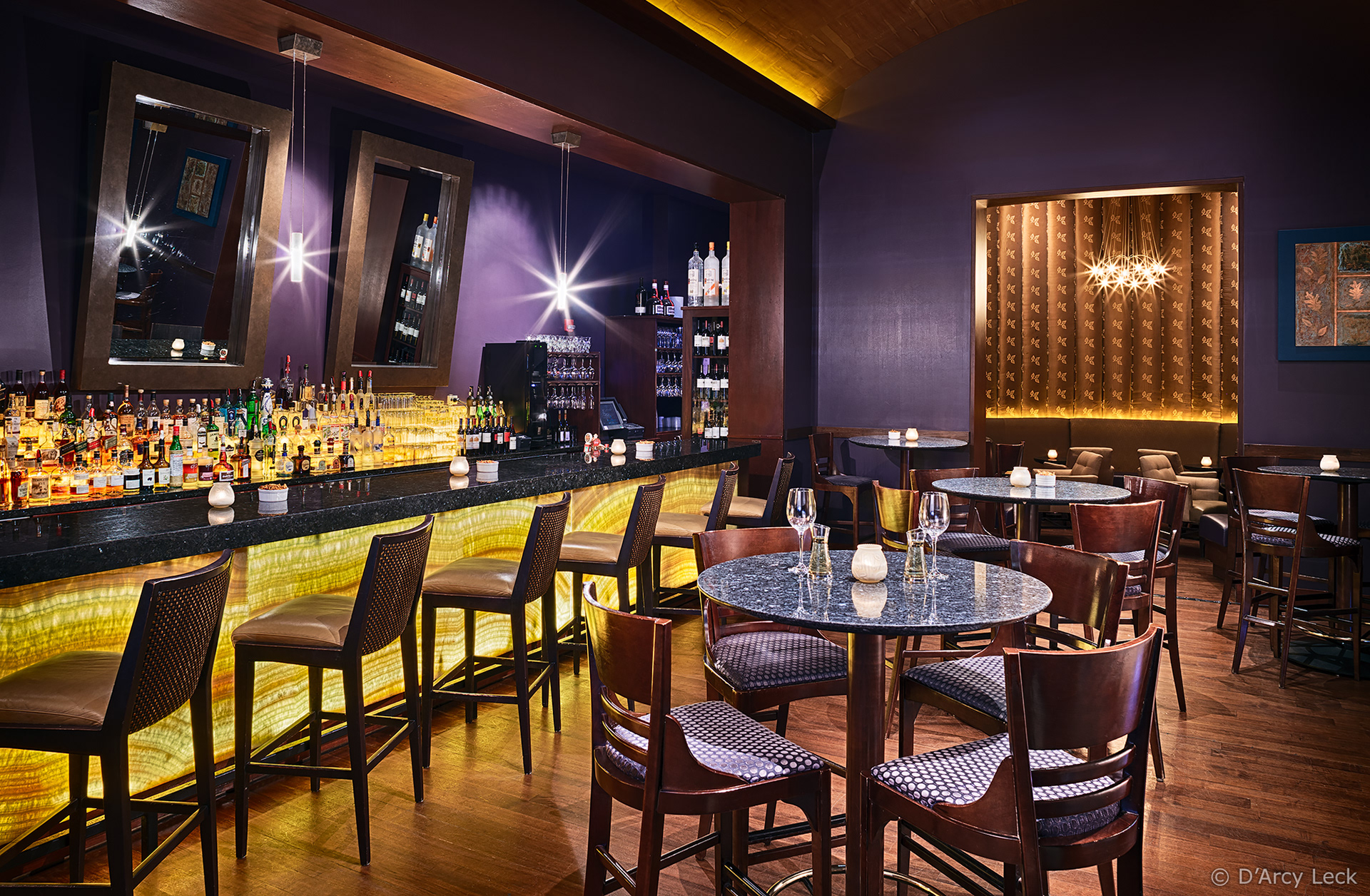 Hospitality photography of the St Julien Hotel - T-Zero Bar