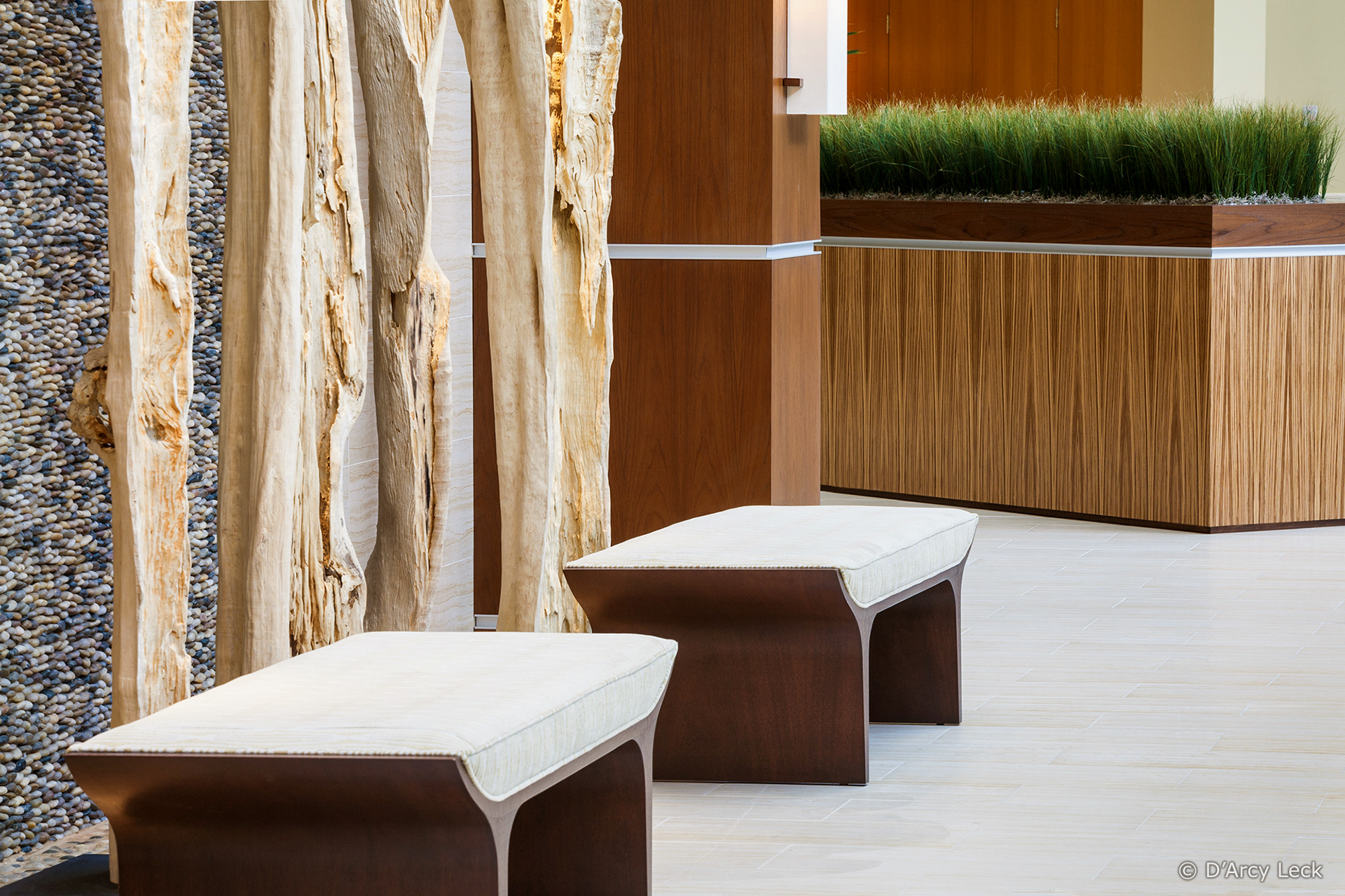 interior design photography of the lobby decor of the Westin Central Park hotel