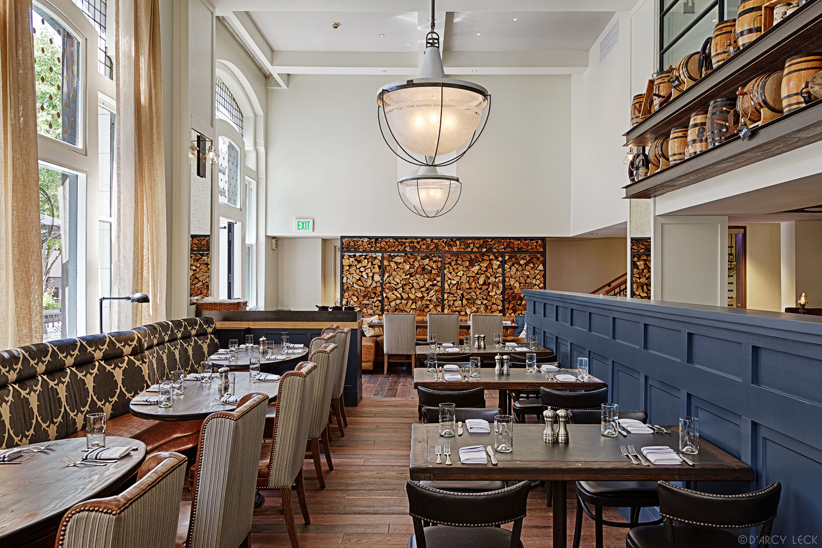 hospitality photographer D'Arcy Leck photographs the Nickel Restaurant at the Hotel Teatro