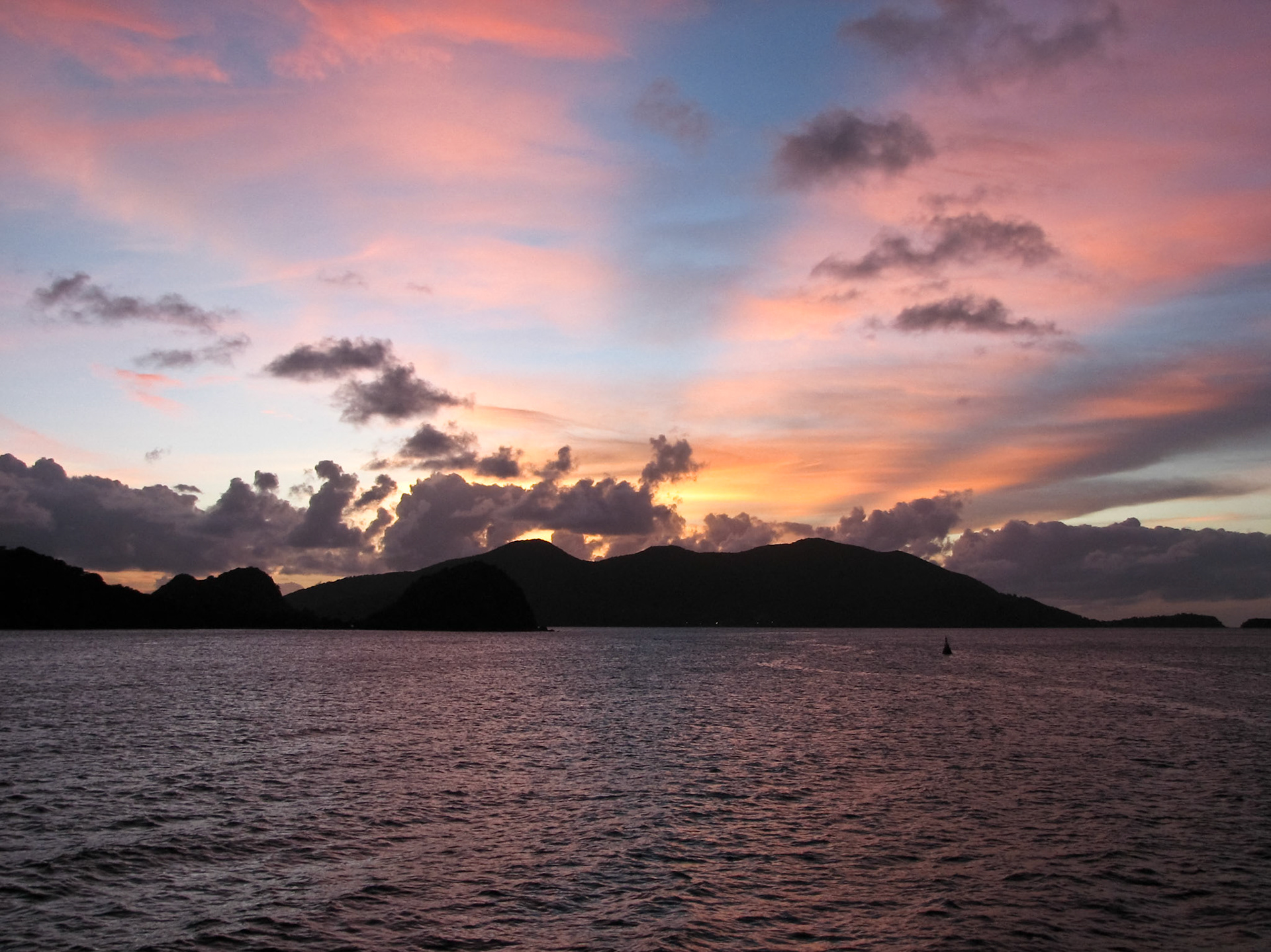 Caribbean sunset - Iles des Saintes