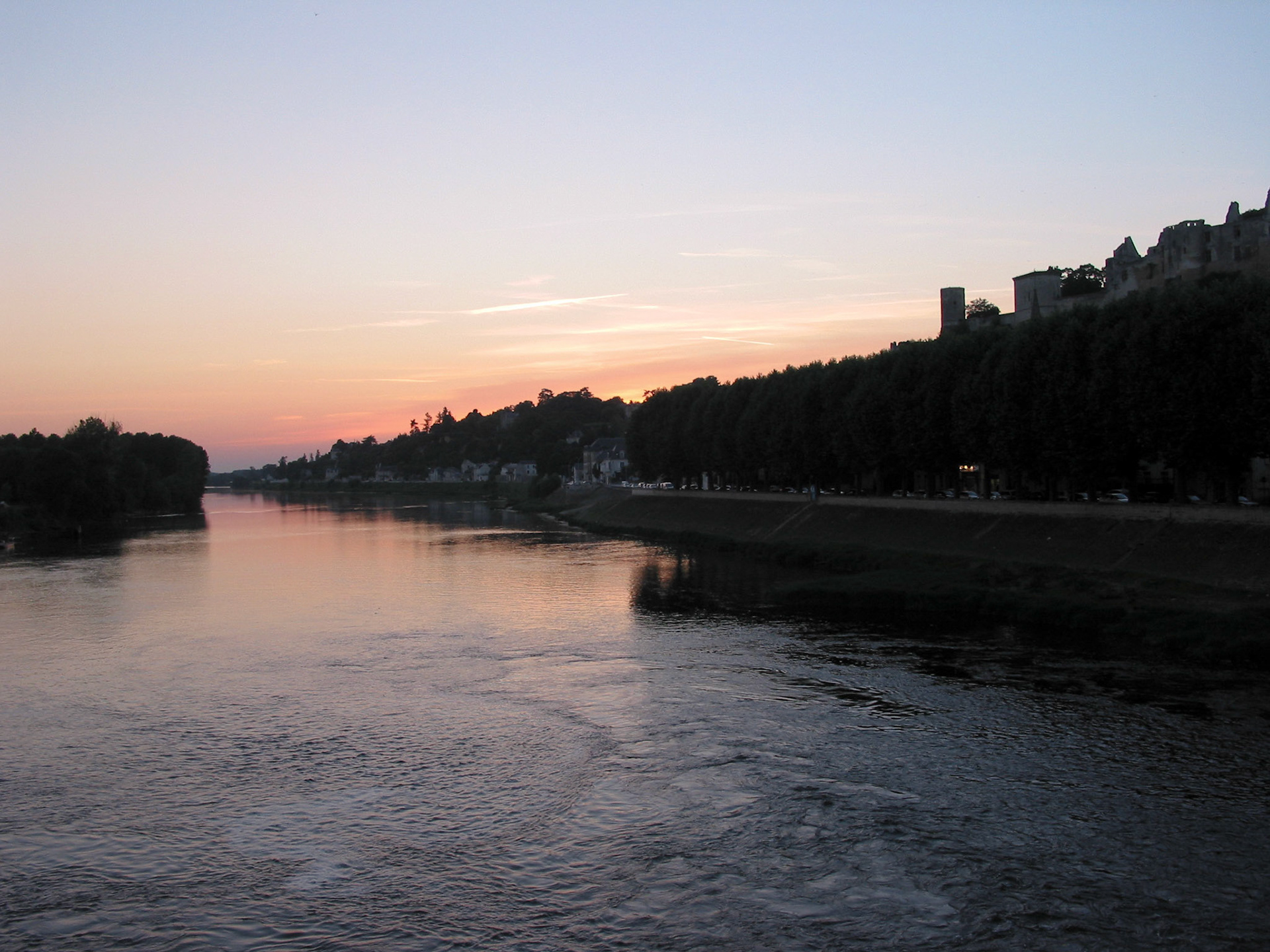 The Loire at sunset