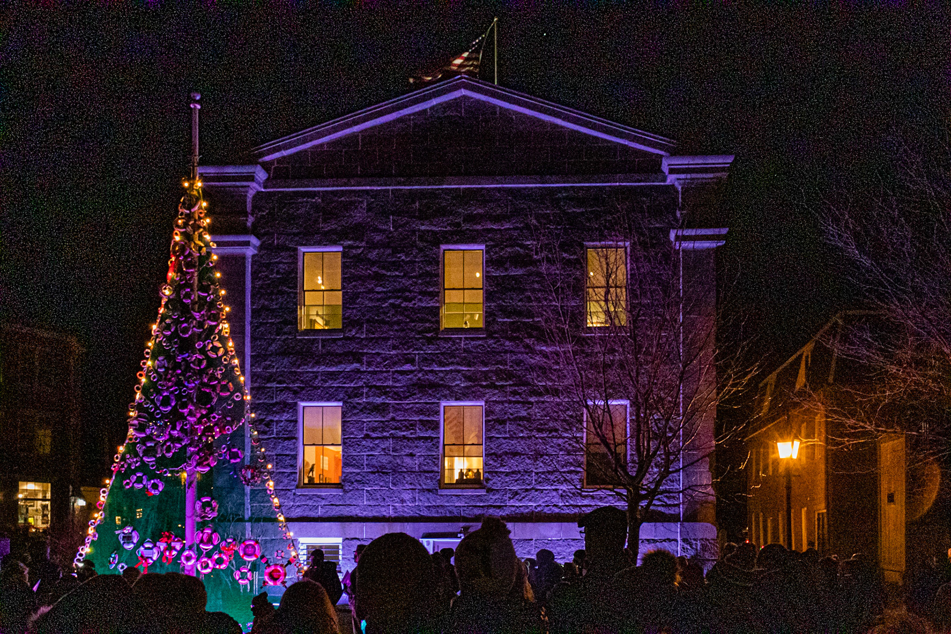 Custom House Tree Lighting