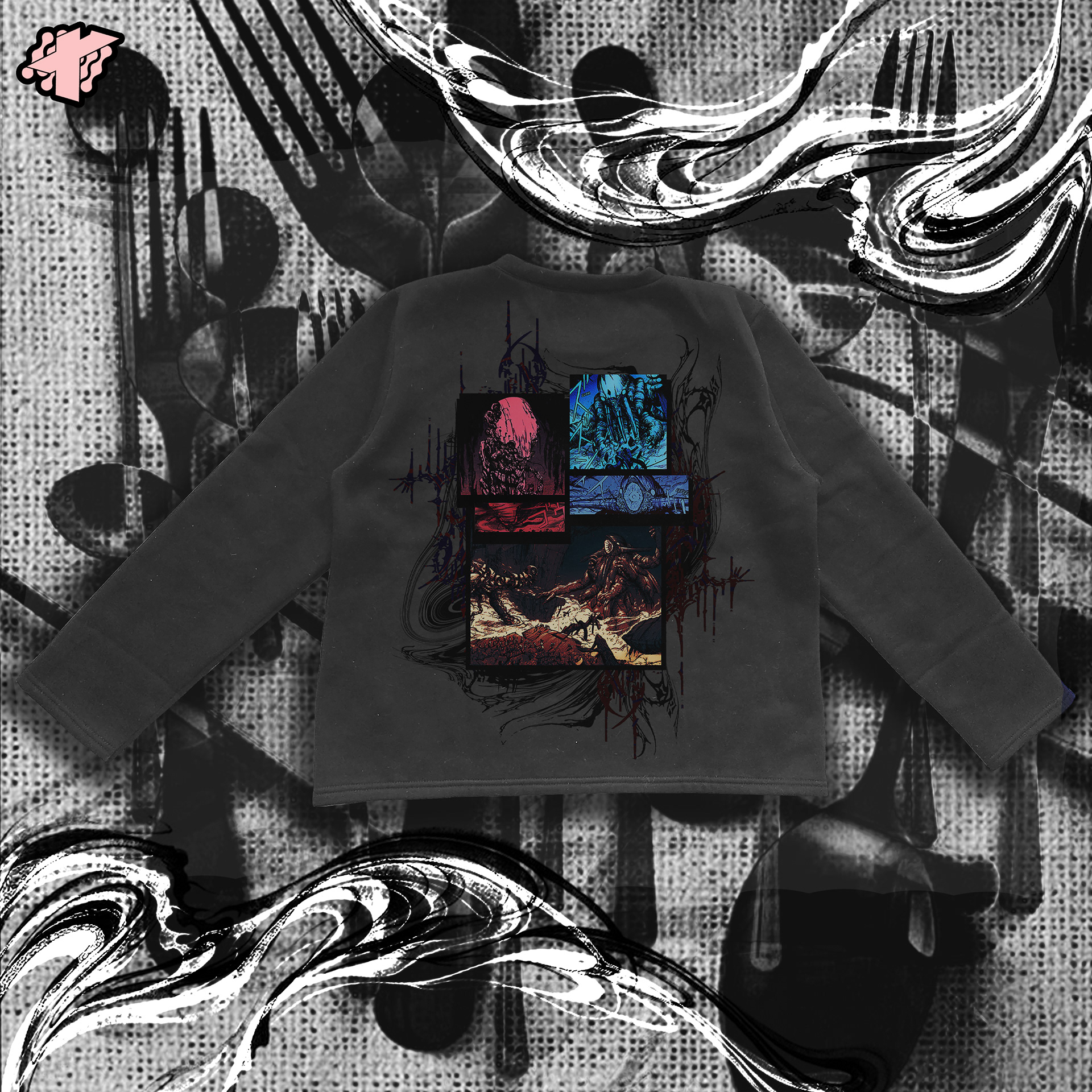 Sweatshirt design - back