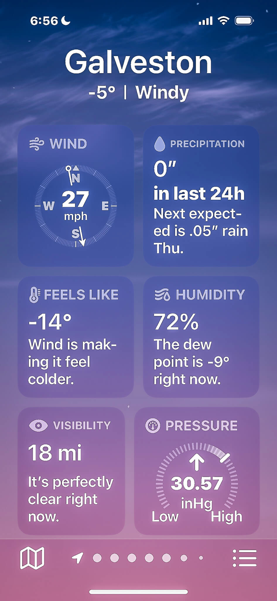 The wind made it feel even colder.