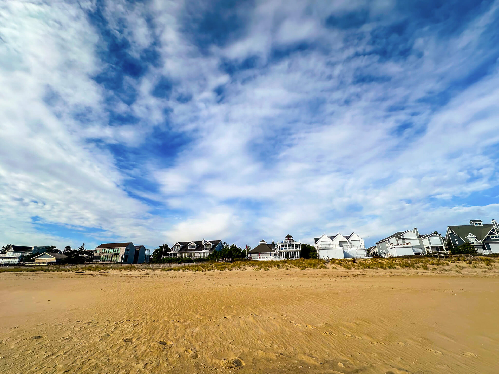 Some homes along Bethany Beach.