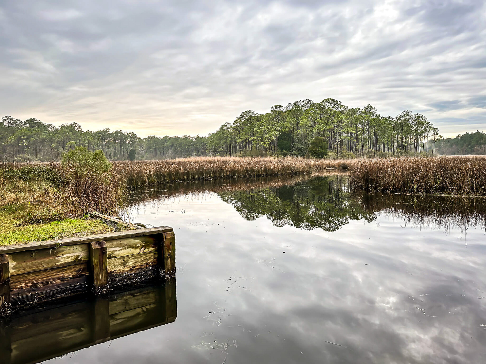 Lots of marshland and boardwalks.