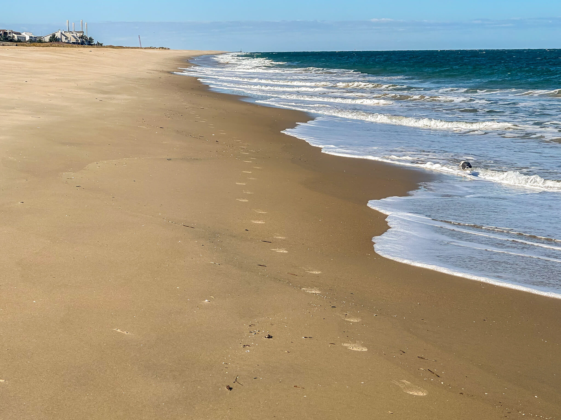 A nice quiet run along the beach.