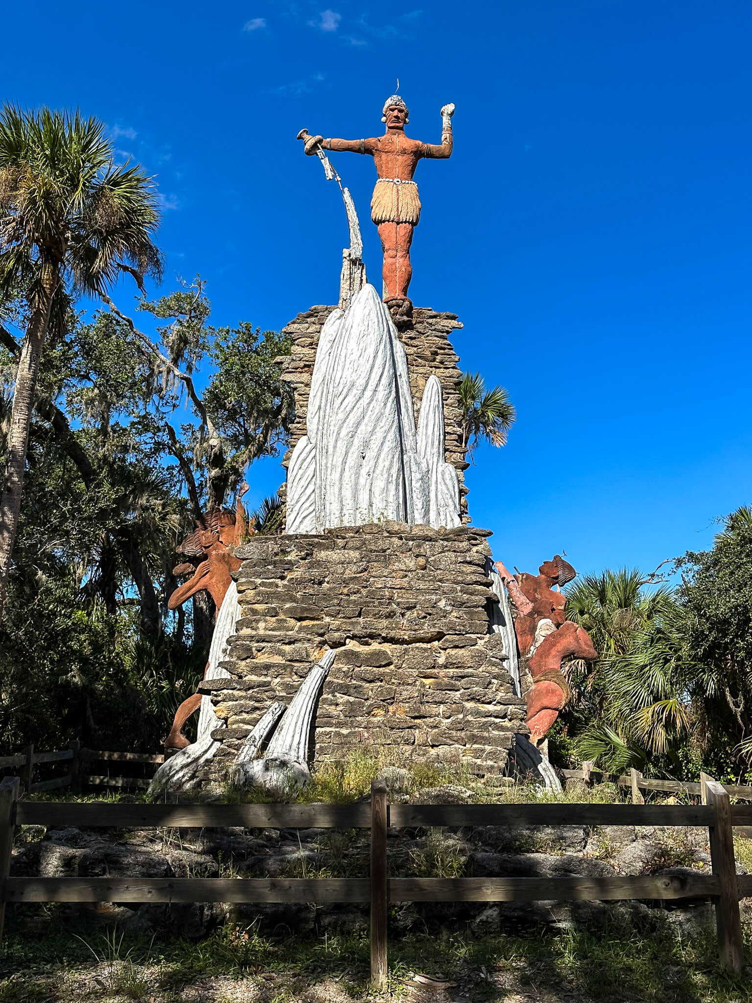 Chief Tomokie Statue.