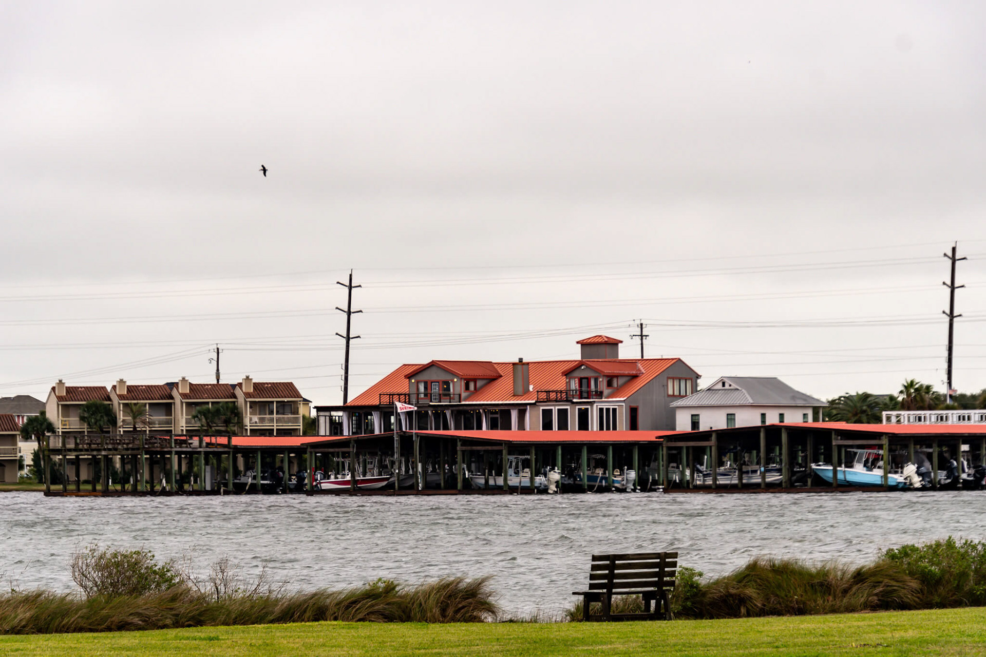 The bar and restaurant.