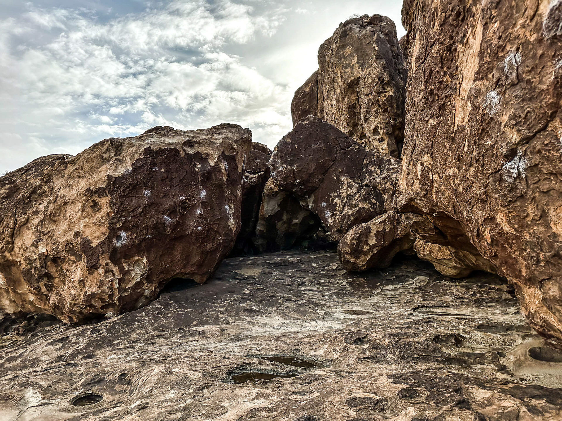 It is a bouldering paradise.