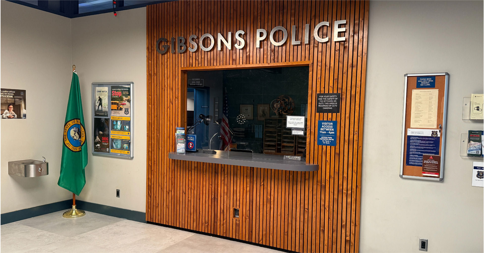 Police Station Reception Area