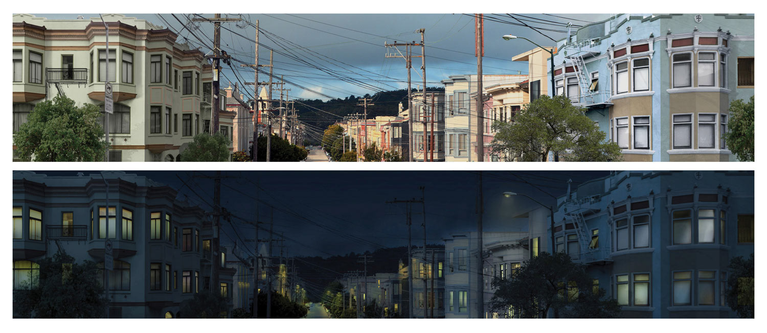 Day / night backdrop