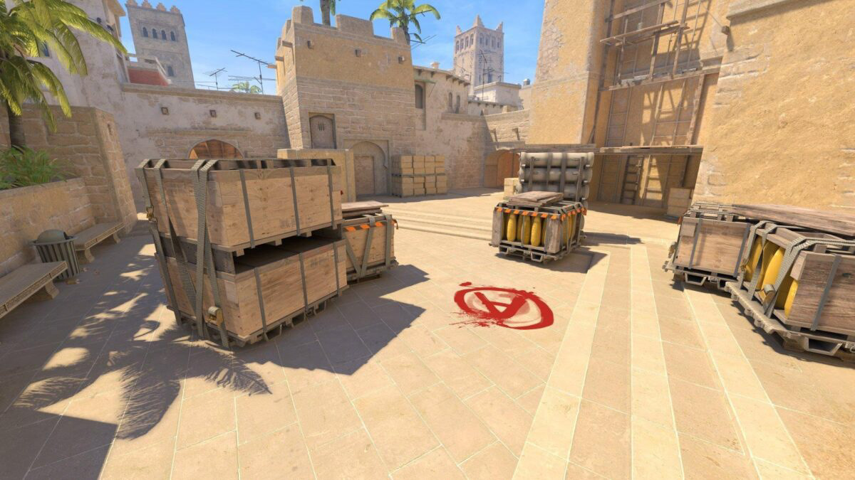 ""Mirage" A Bombsite is one of my favorite Arenas in CS:GO, i tried to make each bomb as fun as this one.