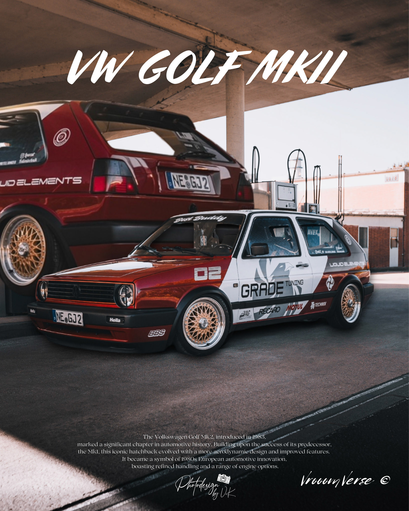 The Volkswagen Golf Mk2, introduced in 1983, marked a significant chapter in automotive history. Building upon the success of its predecessor, the Mk1, this iconic hatchback evolved with a more aerodynamic design and improved features. It became a symbol - 1